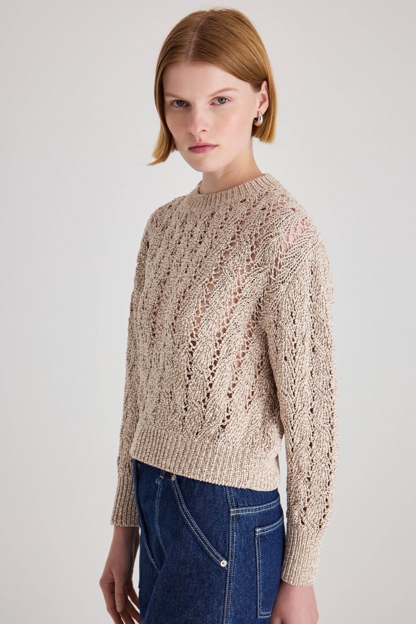 Maures Sweater in Cinder Ivory