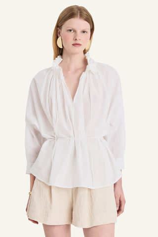 Merlette Shore Top In White In White