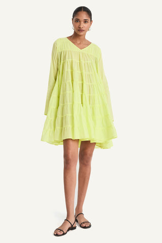 Merlette Solis Mini Dress In Citrine In Yellow