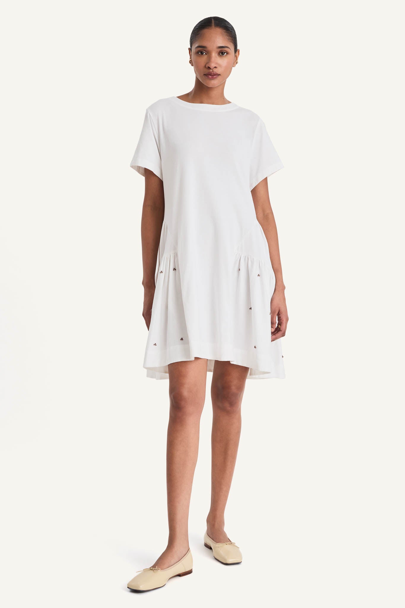 Lumen Dress in White