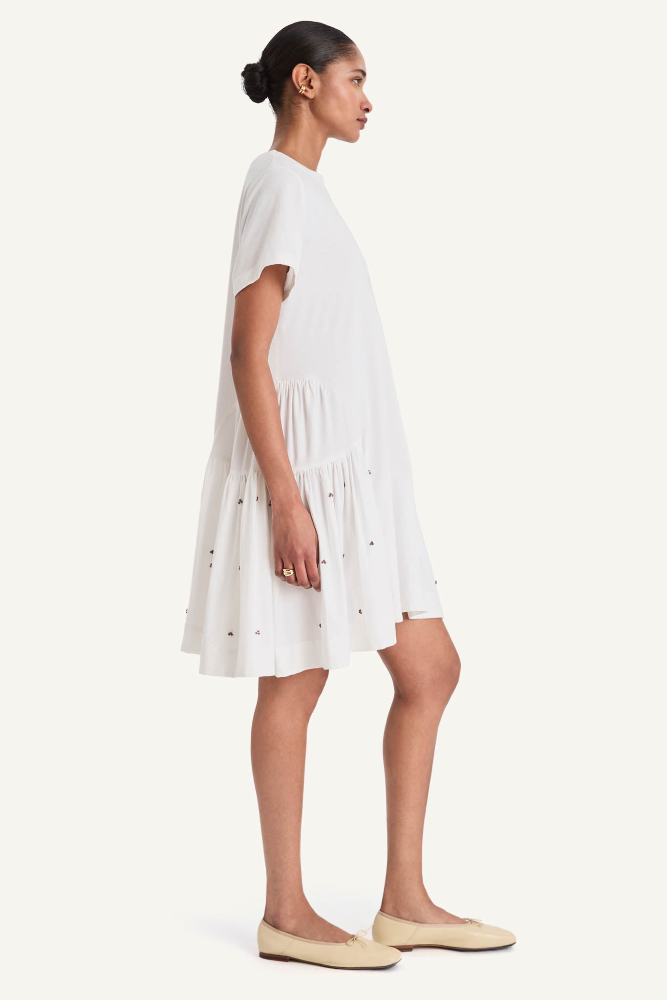 Lumen Dress in White