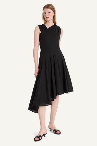 Merlette Luna Dress In Black In Black