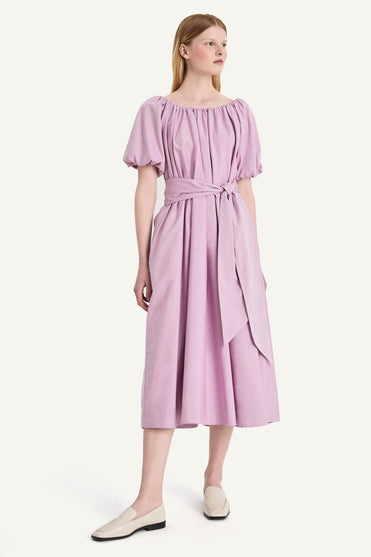 Bastion Dress in Rose Chambray