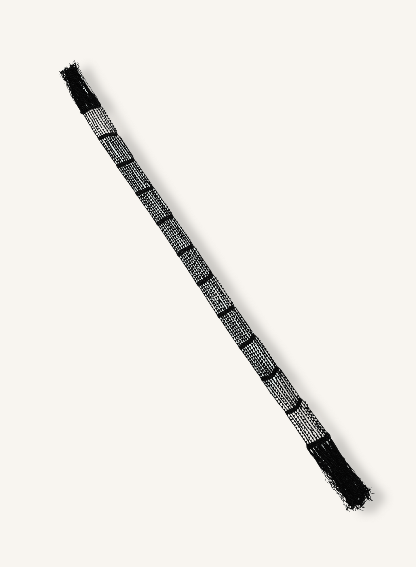 Vesper Belt in Ash Black Bead