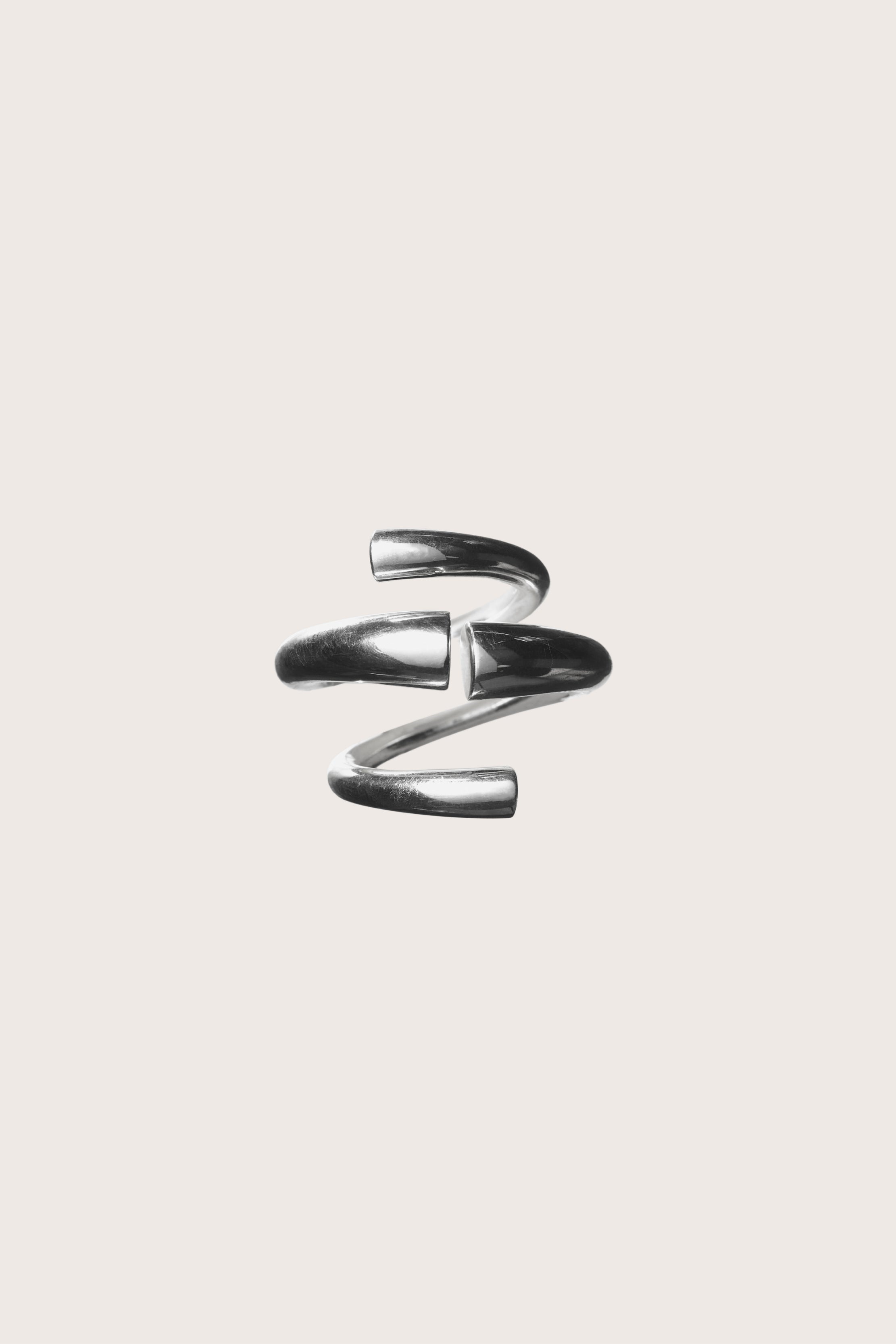 Block 21 Sterling Silver Ring
