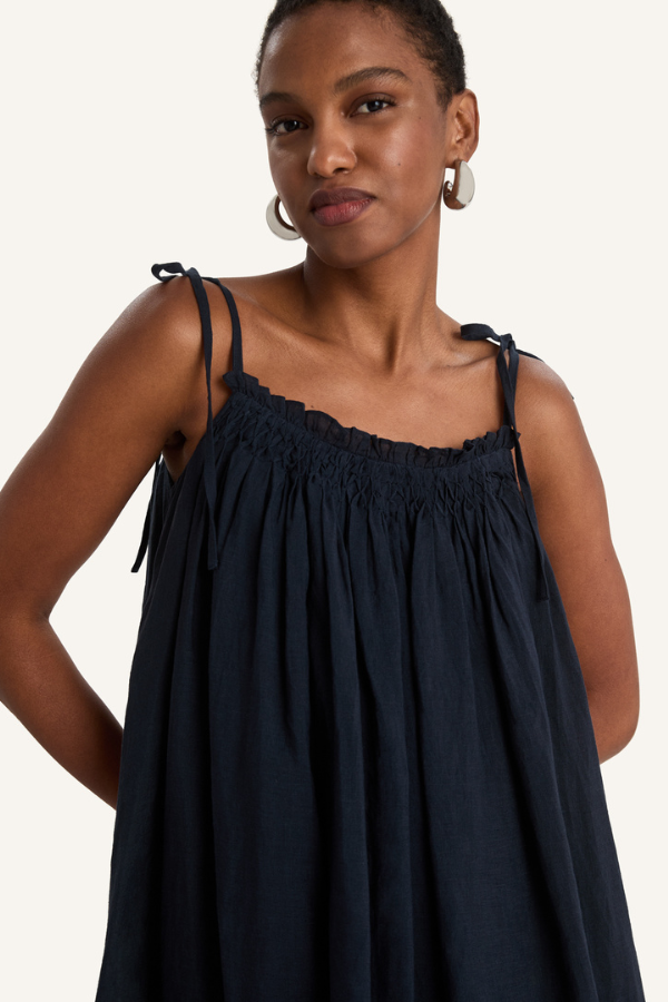 Laurus Dress in Navy