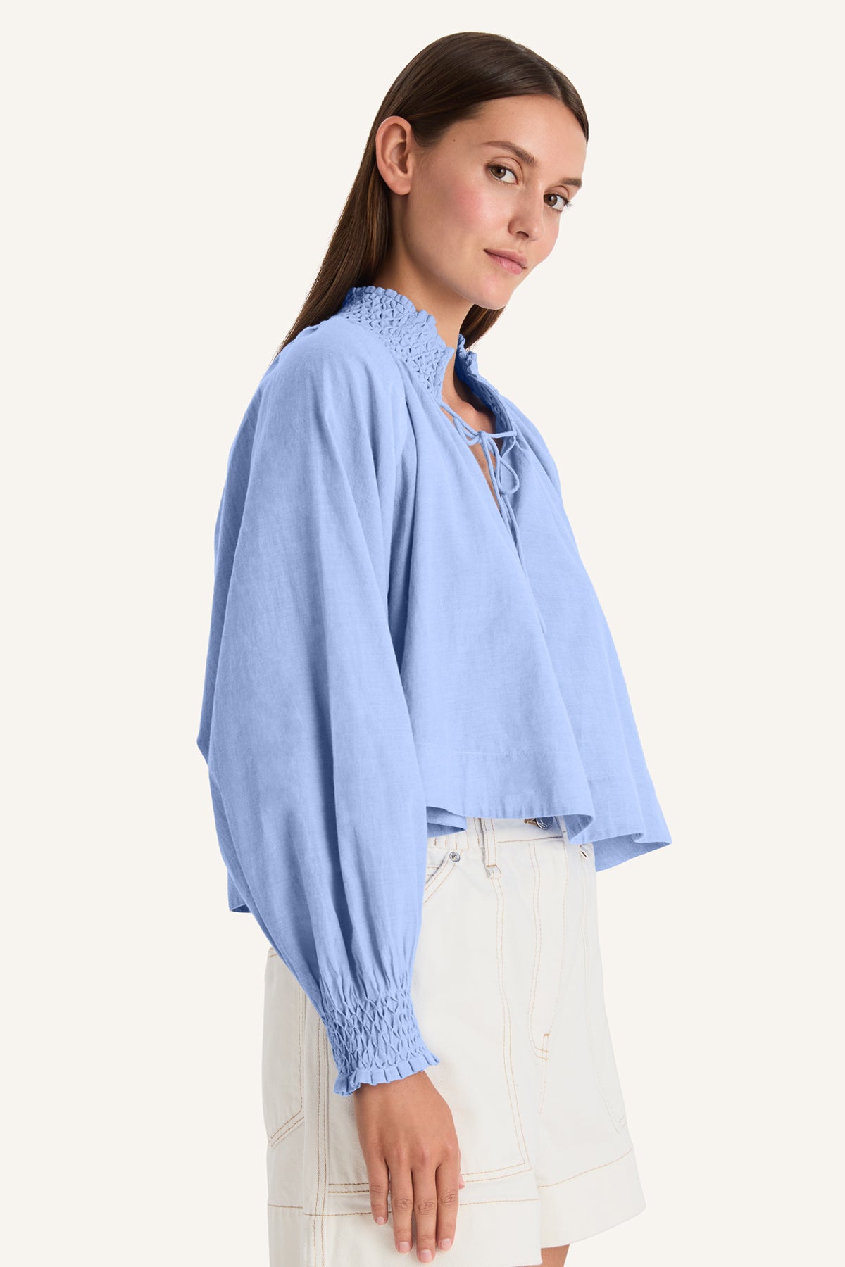 Helene Top in Chambray