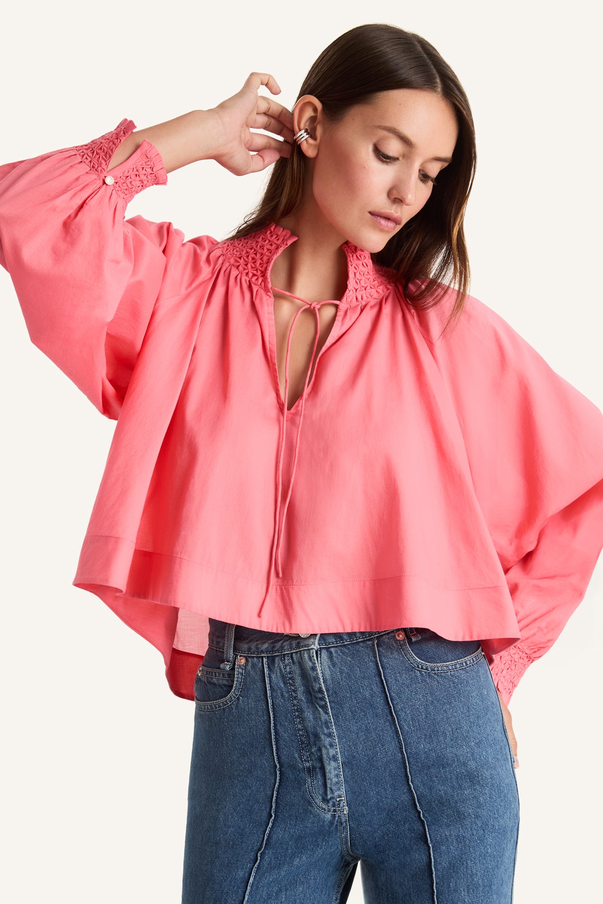 Helene Top in Sunset Rose