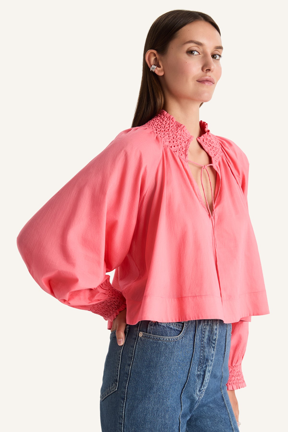 Helene Top in Sunset Rose