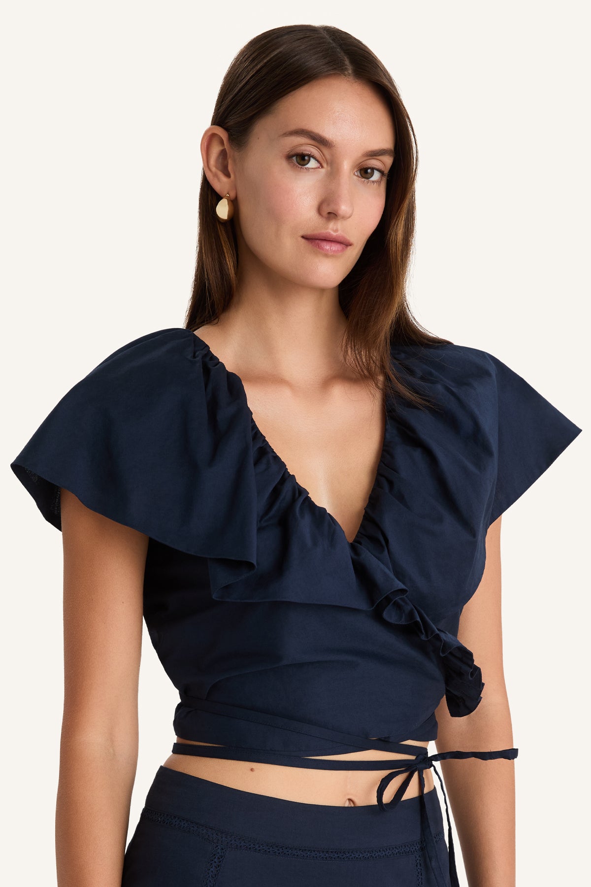 Elles Top in Navy