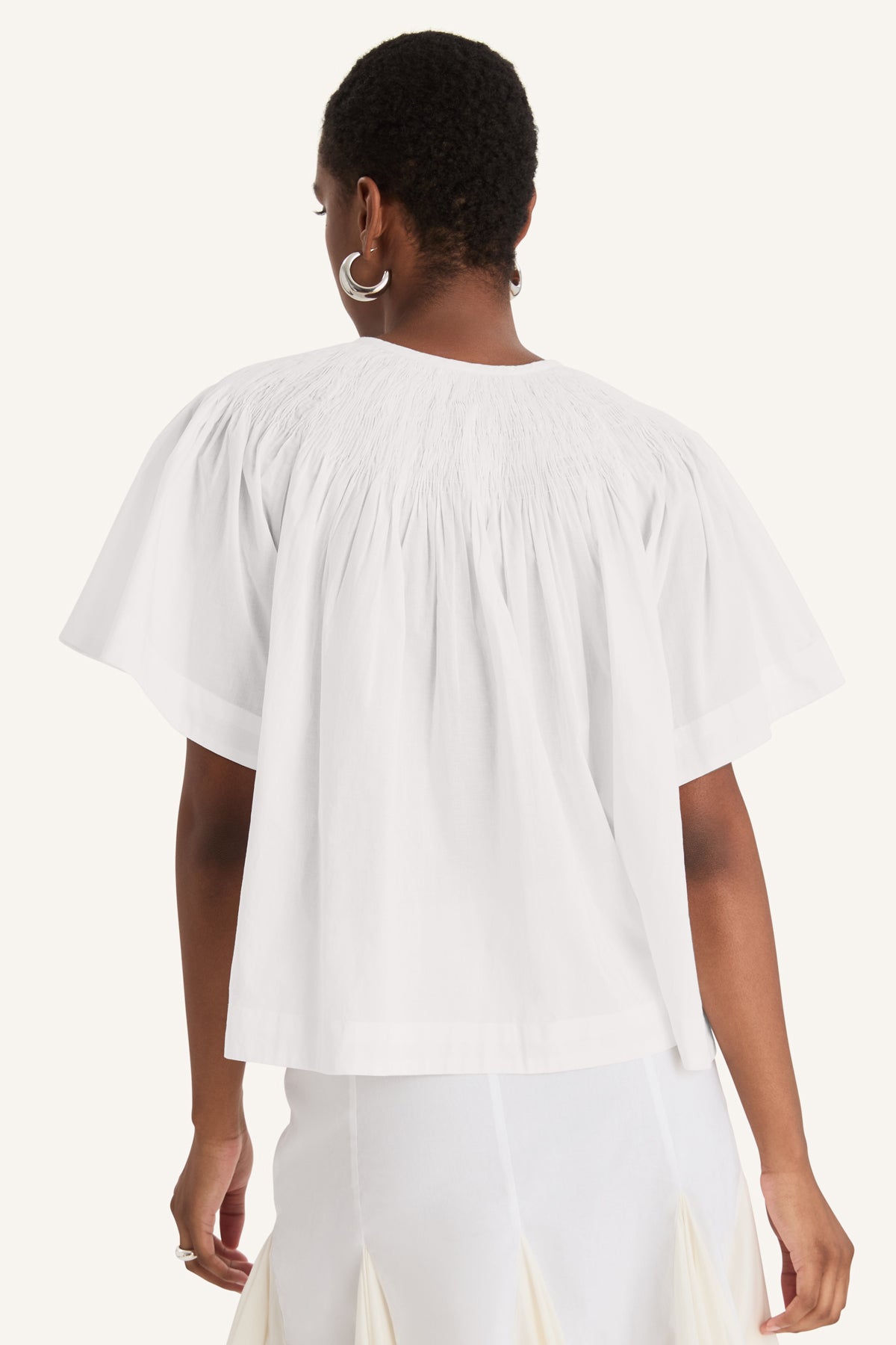 Mavis Top in White