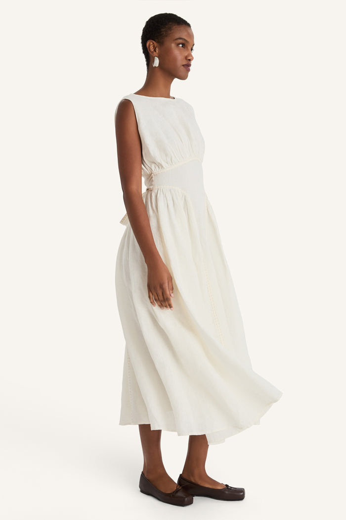 Dune Drift Pleated Dress