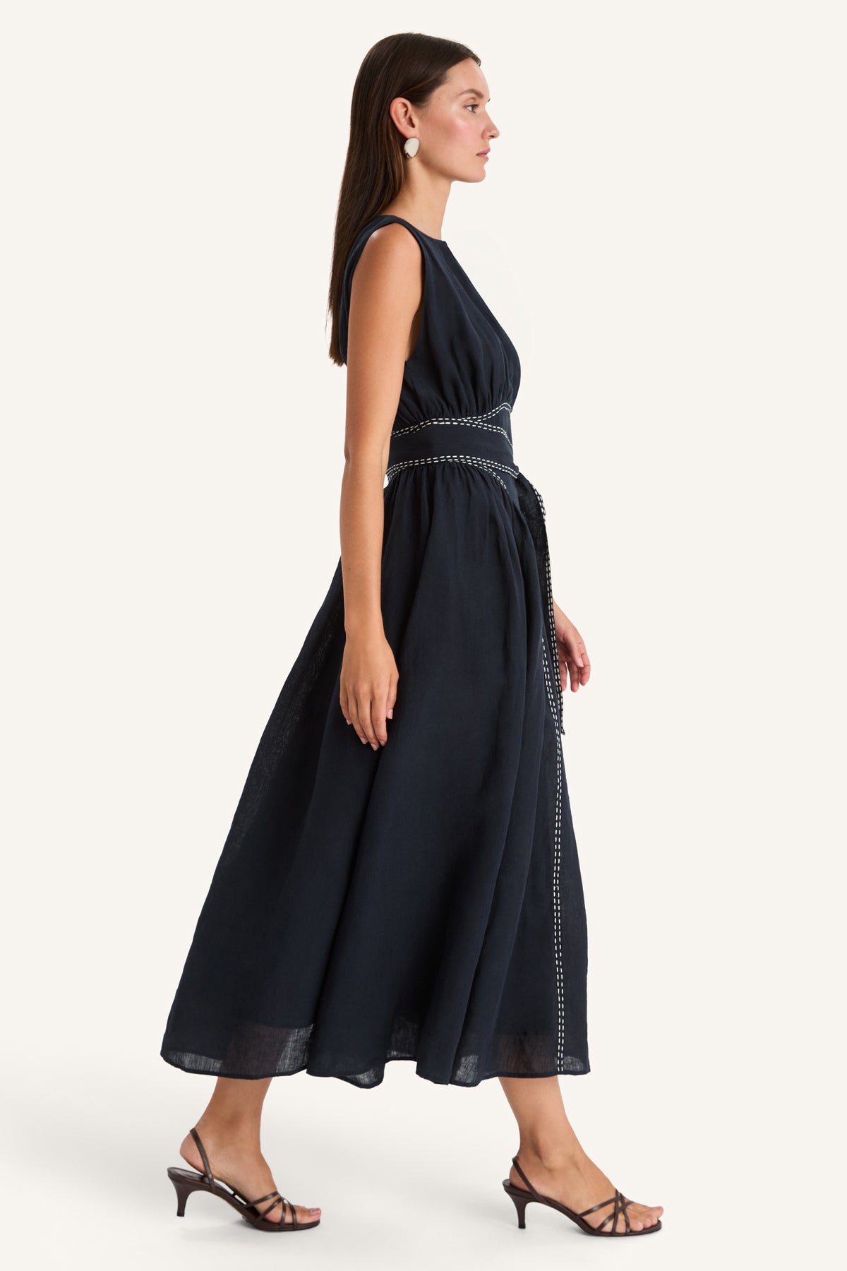 Verena Dress in Navy