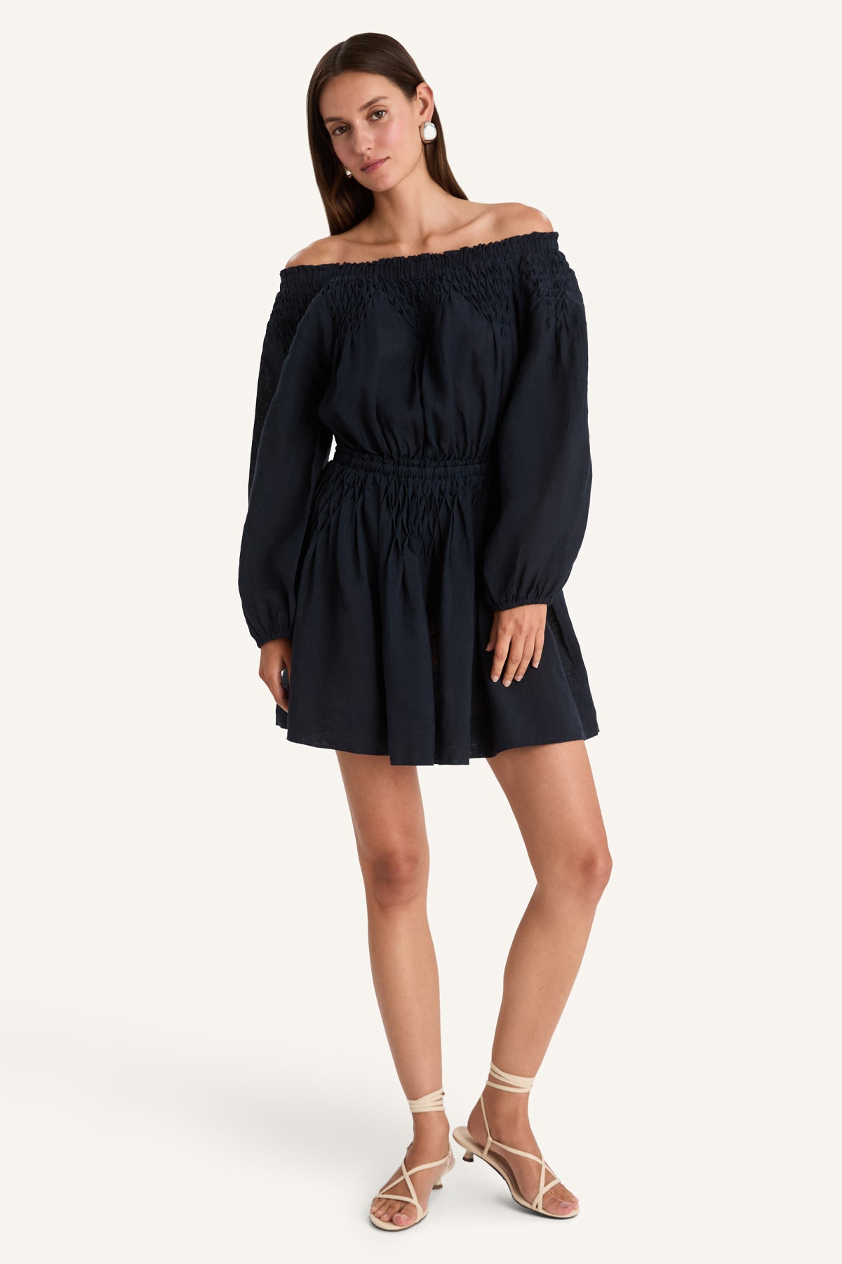 Vittoria Dress in Navy