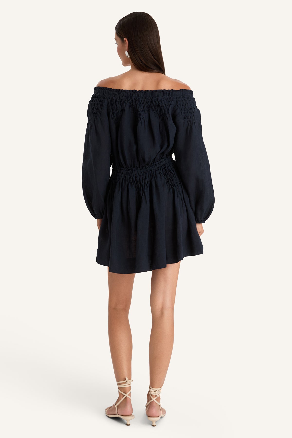 Vittoria Dress in Navy