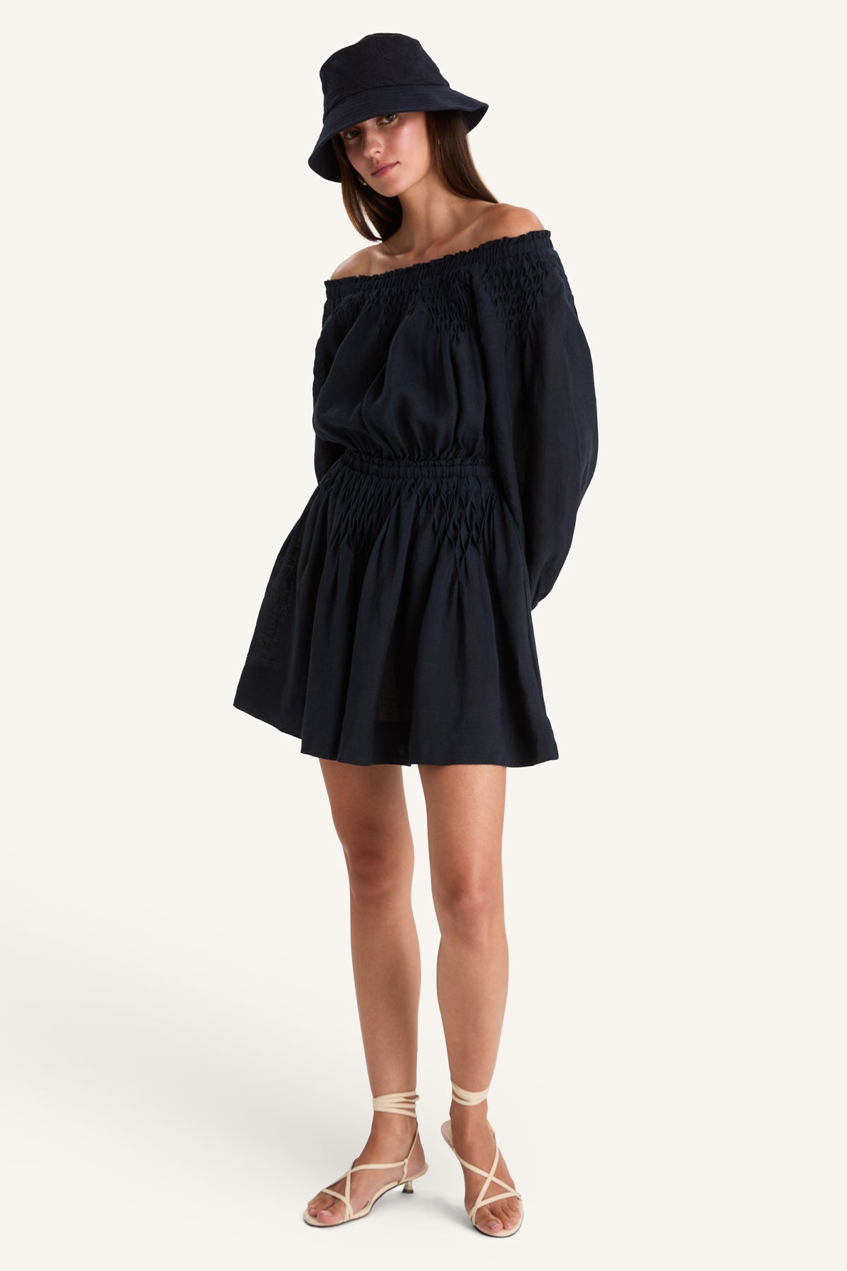 Vittoria Dress in Navy