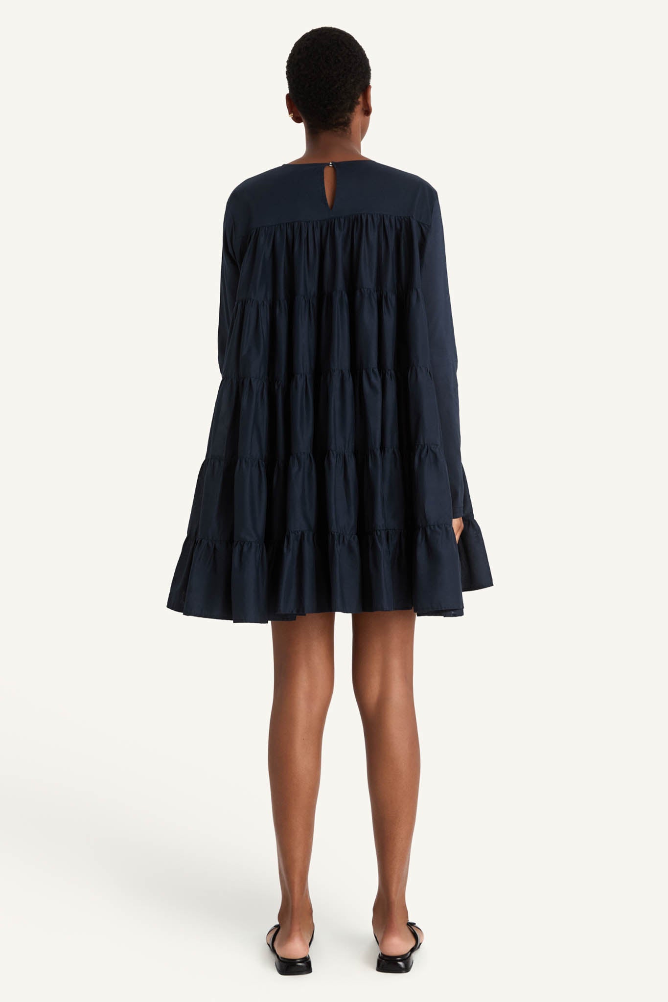 Soliman Dress in Navy