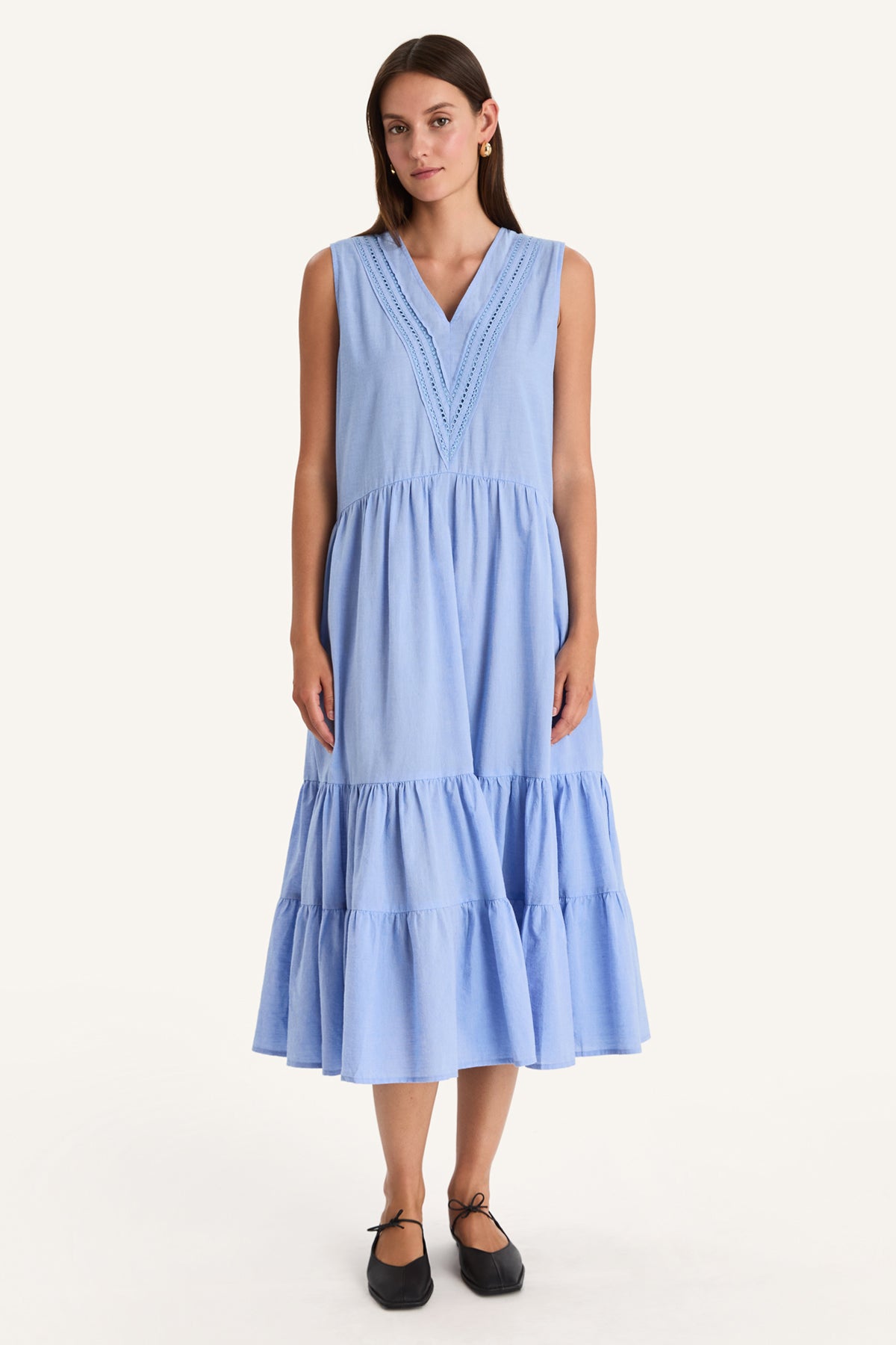 Marisa Dress in Chambray