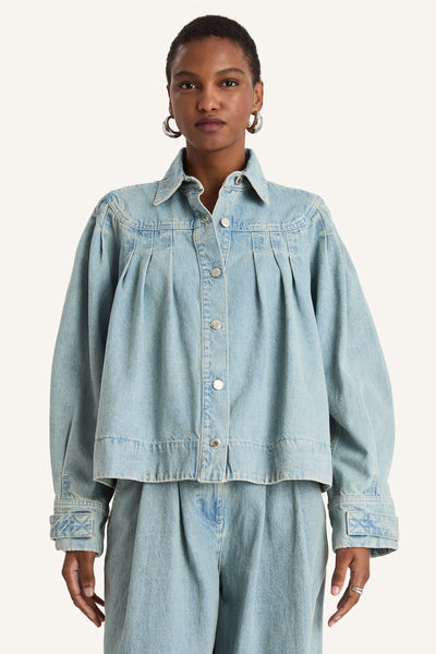 Easton Jacket in Light Wash