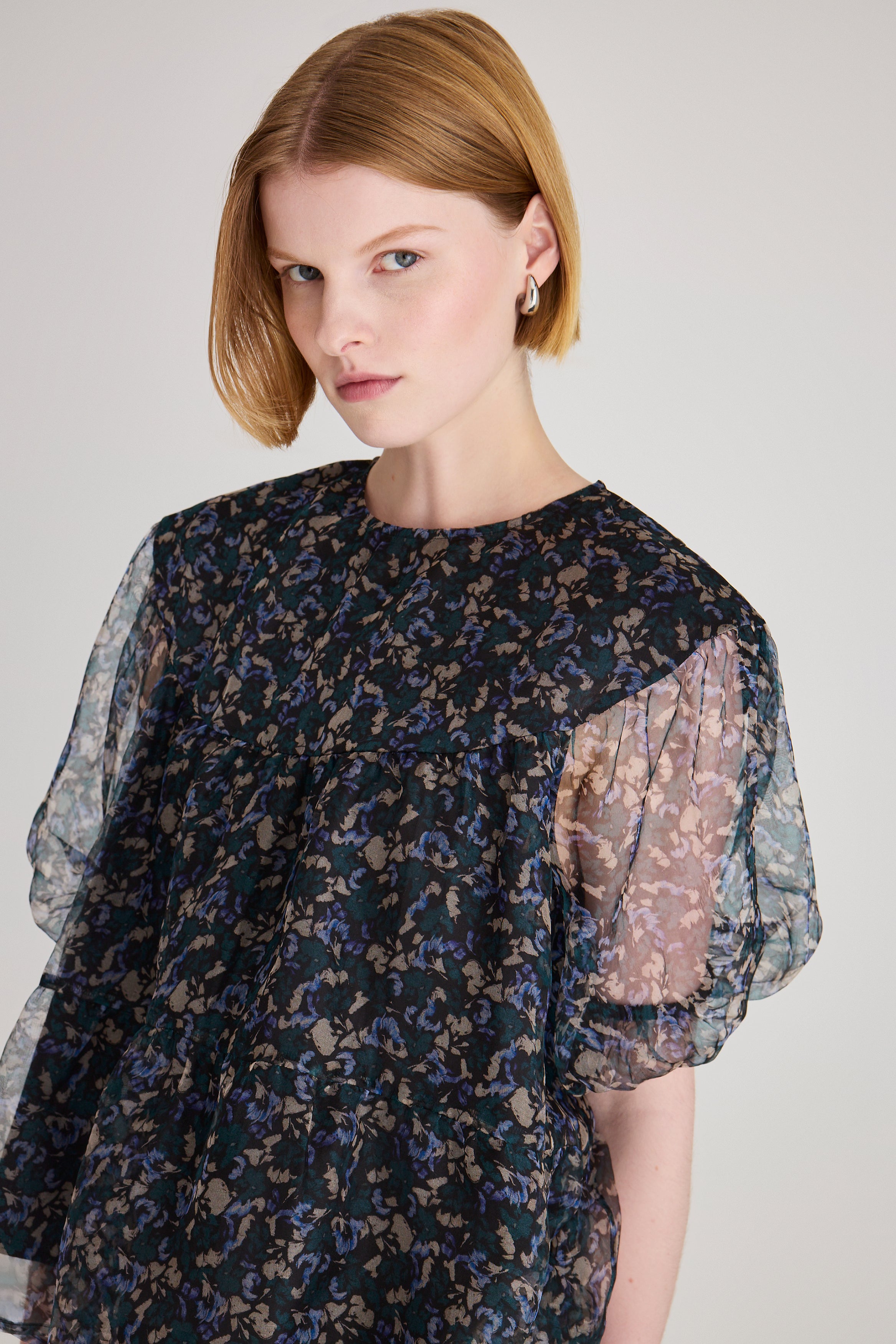 Paraiso Top in Mosaic Drift Print