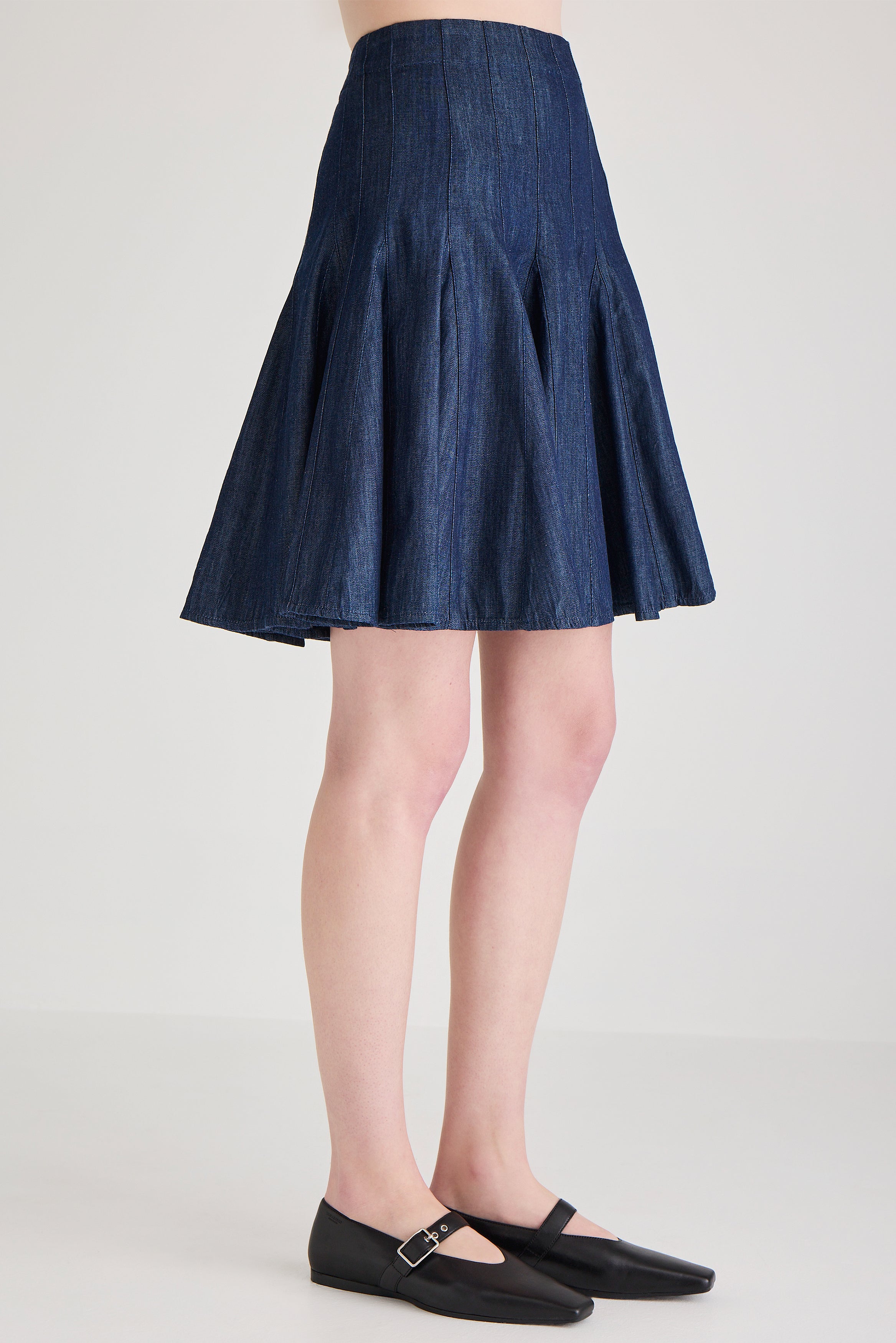 Mika Skirt in Dark Wash