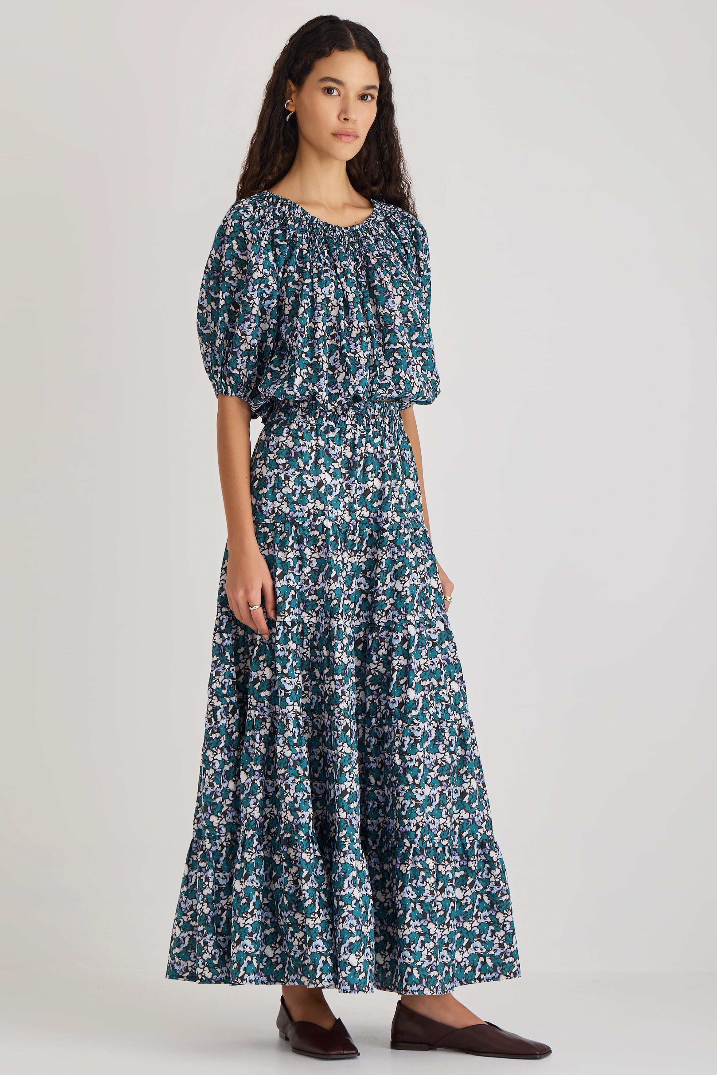 Hana Skirt in Mosaic Drift Print
