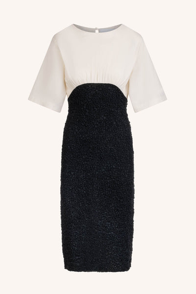 Solene Dress in Black Opaline Combo