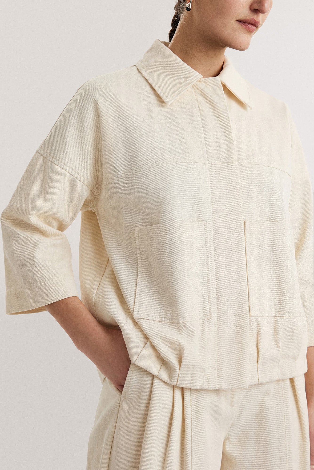 Solara Jacket in Ivoire