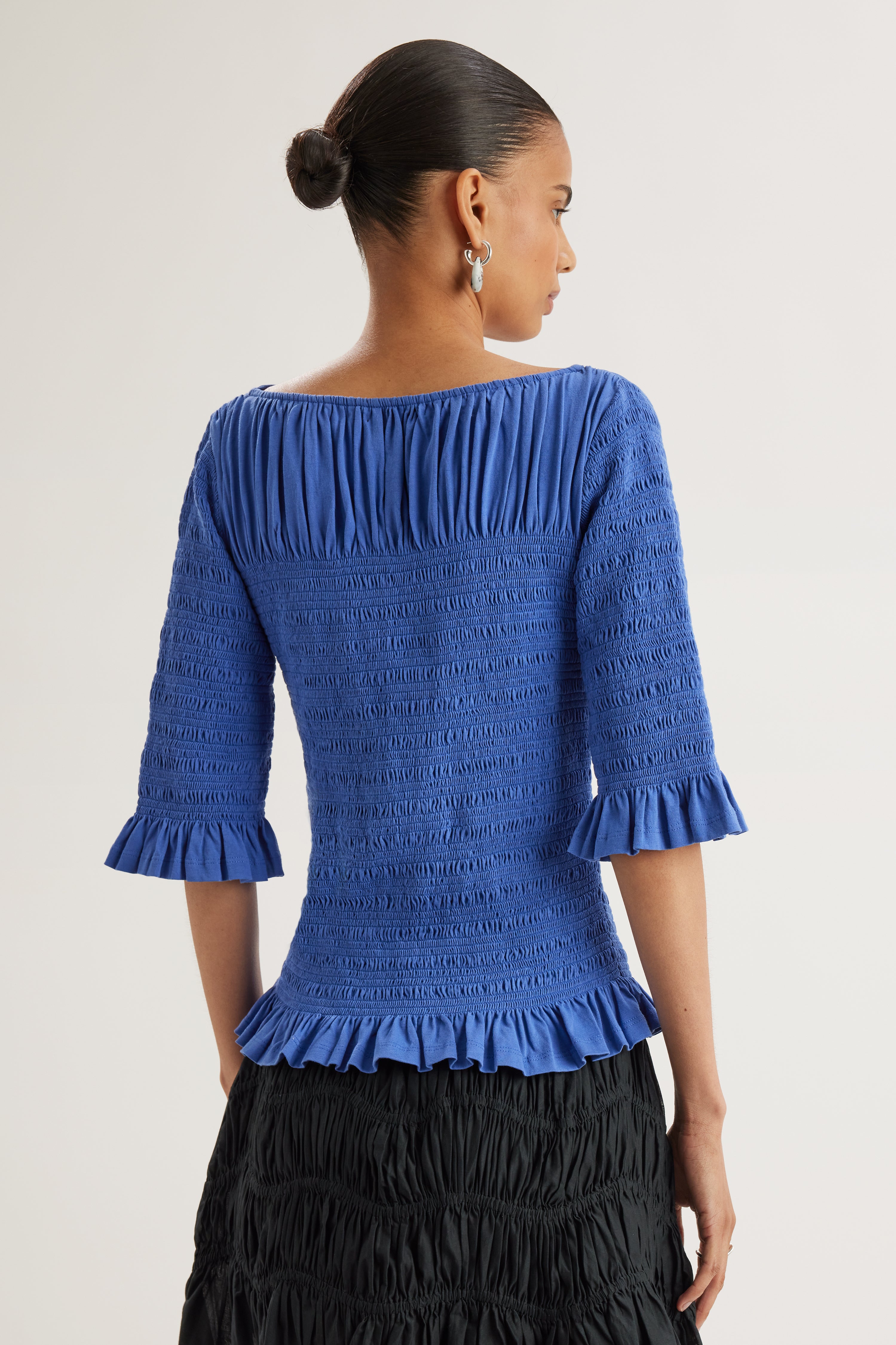 Apolline Top in Azure