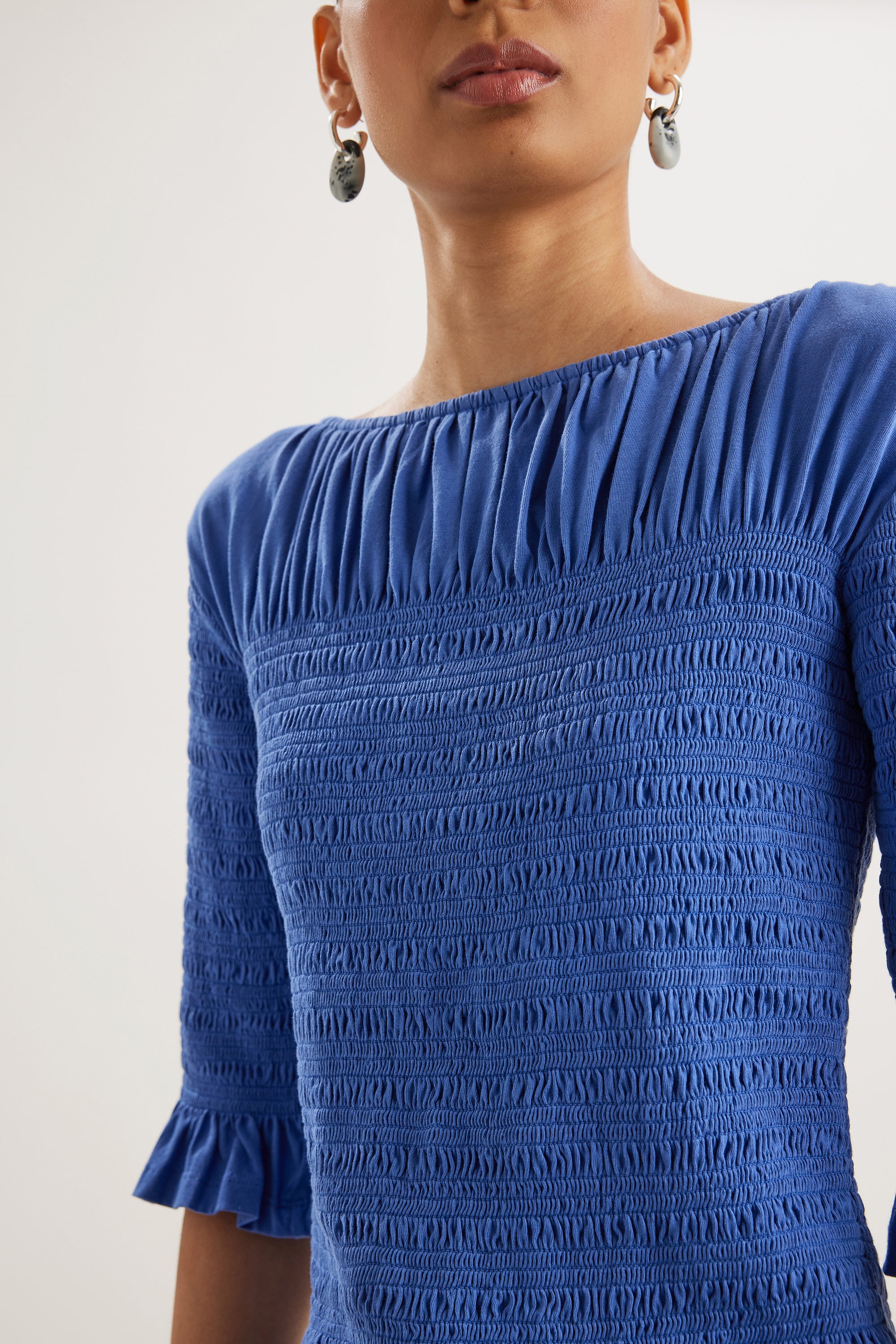 Apolline Top in Azure