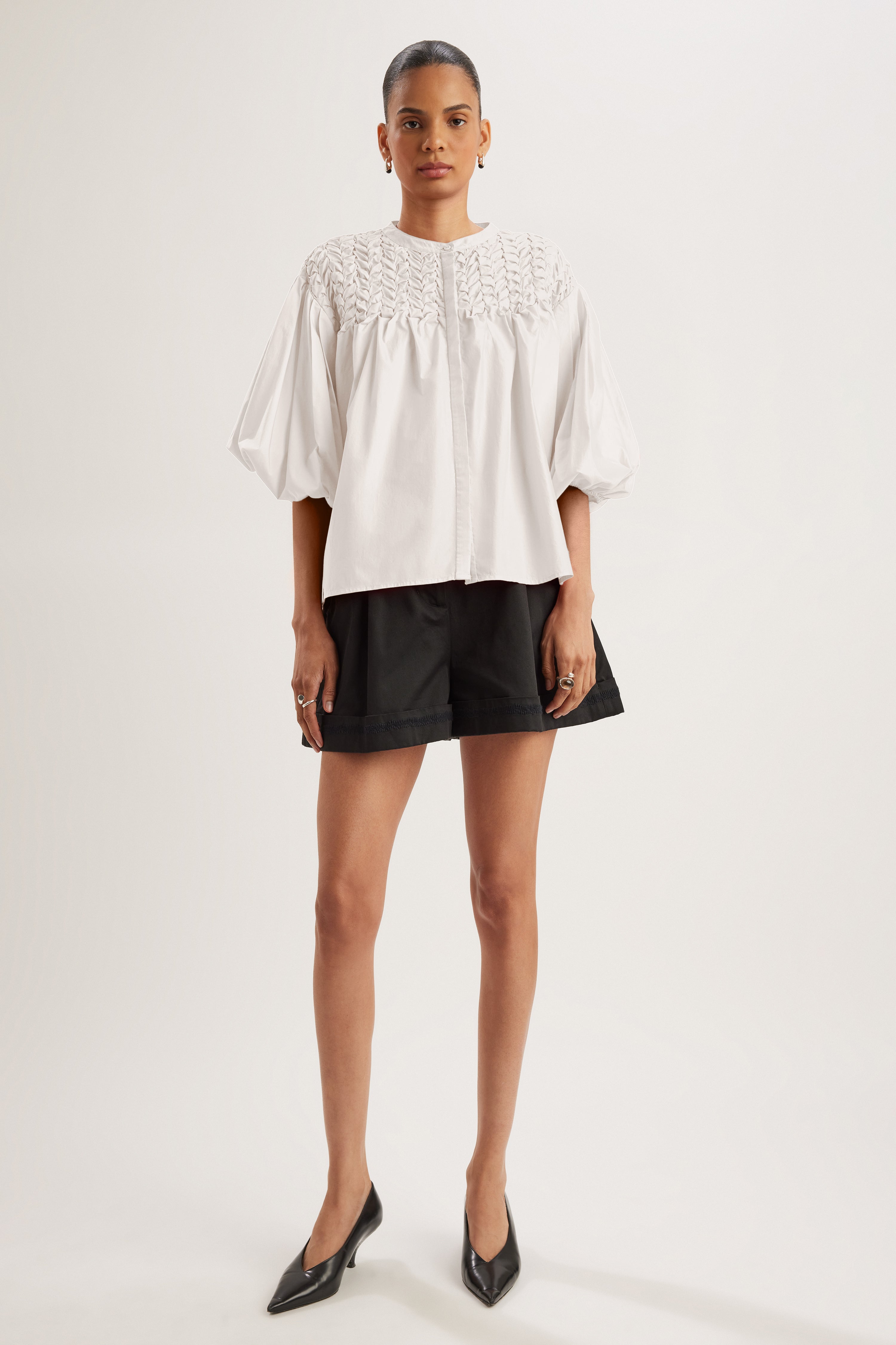 Meadow Top in White