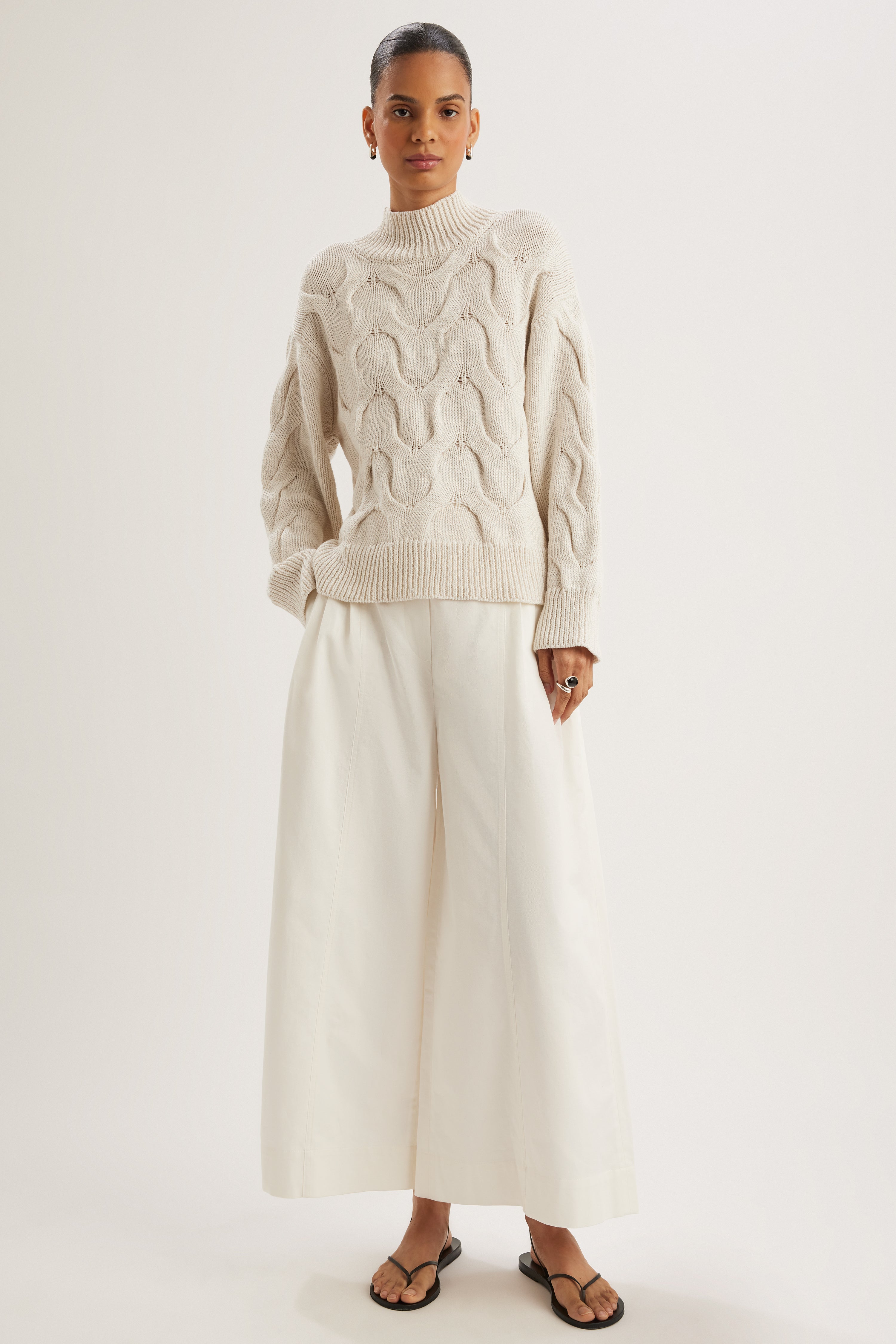 Amira Sweater in Cream