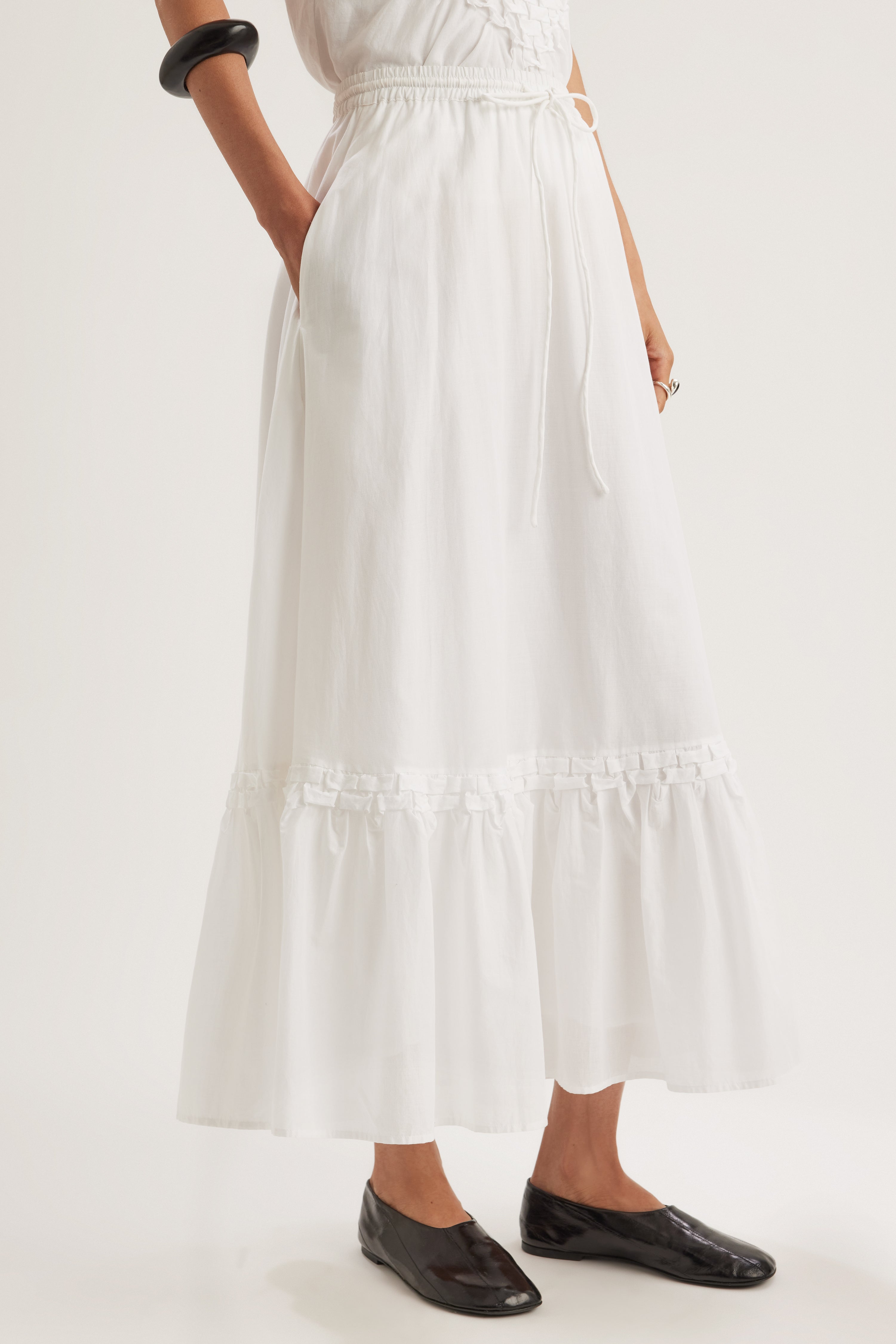 Maribel Skirt in White