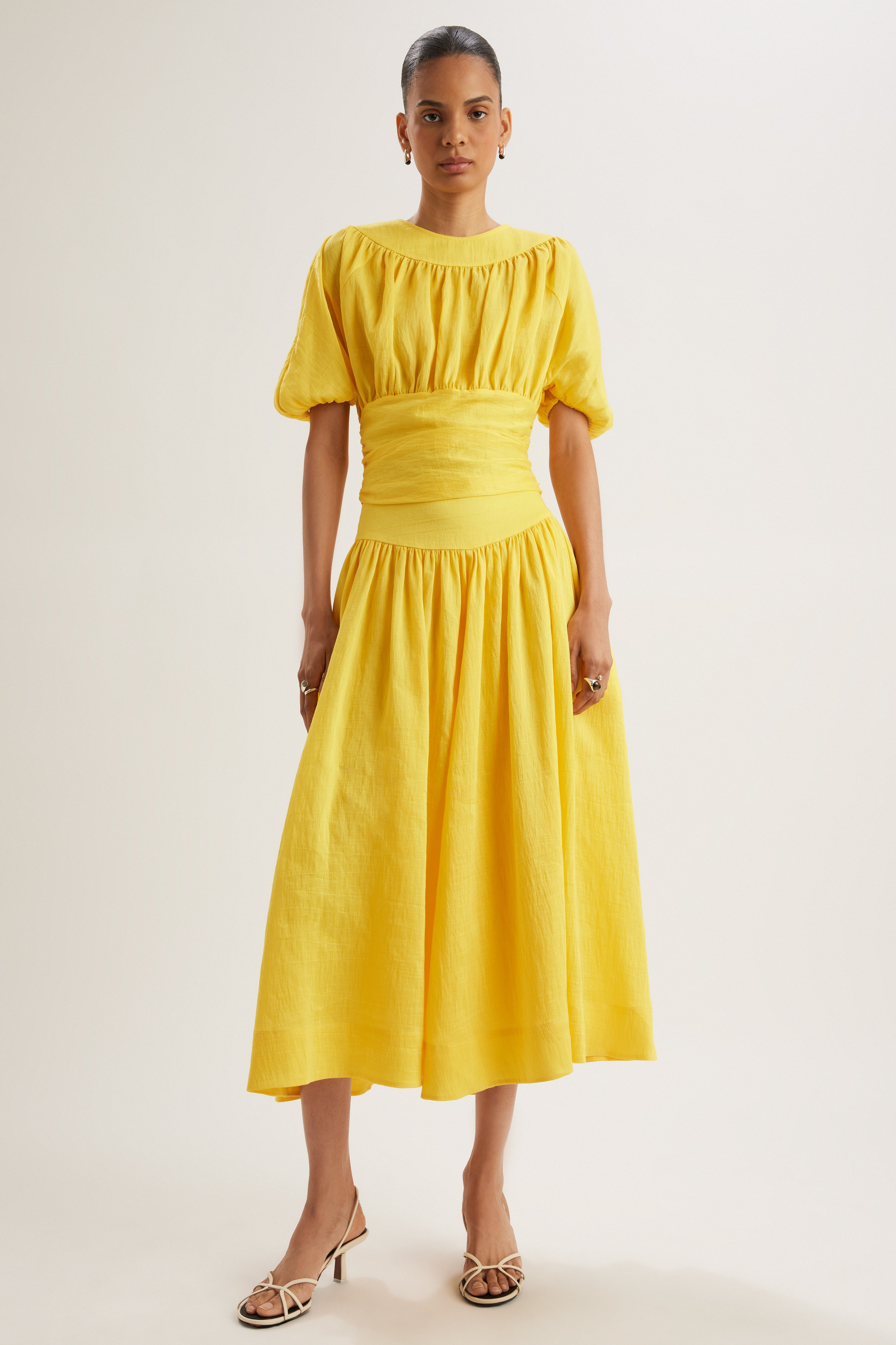 Mire Skirt in Lemon