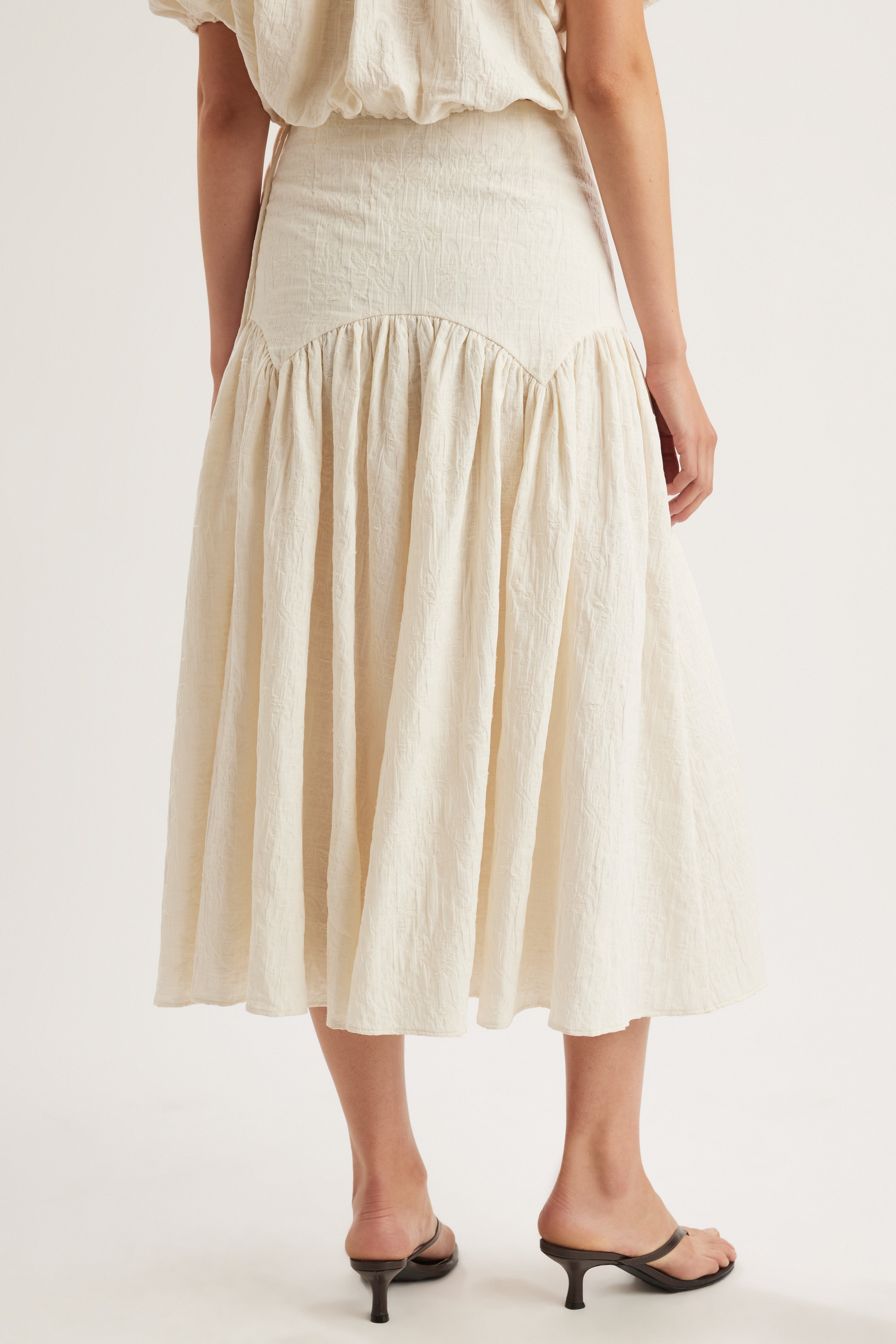 Marée Skirt in Cream