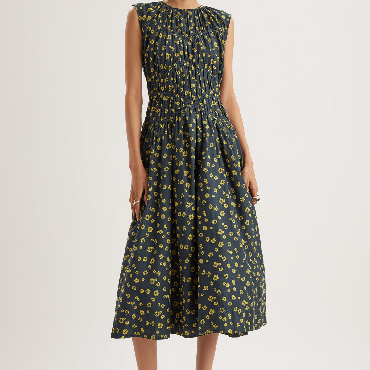 navy blue lemon dress Merlette Women's Villard Dress