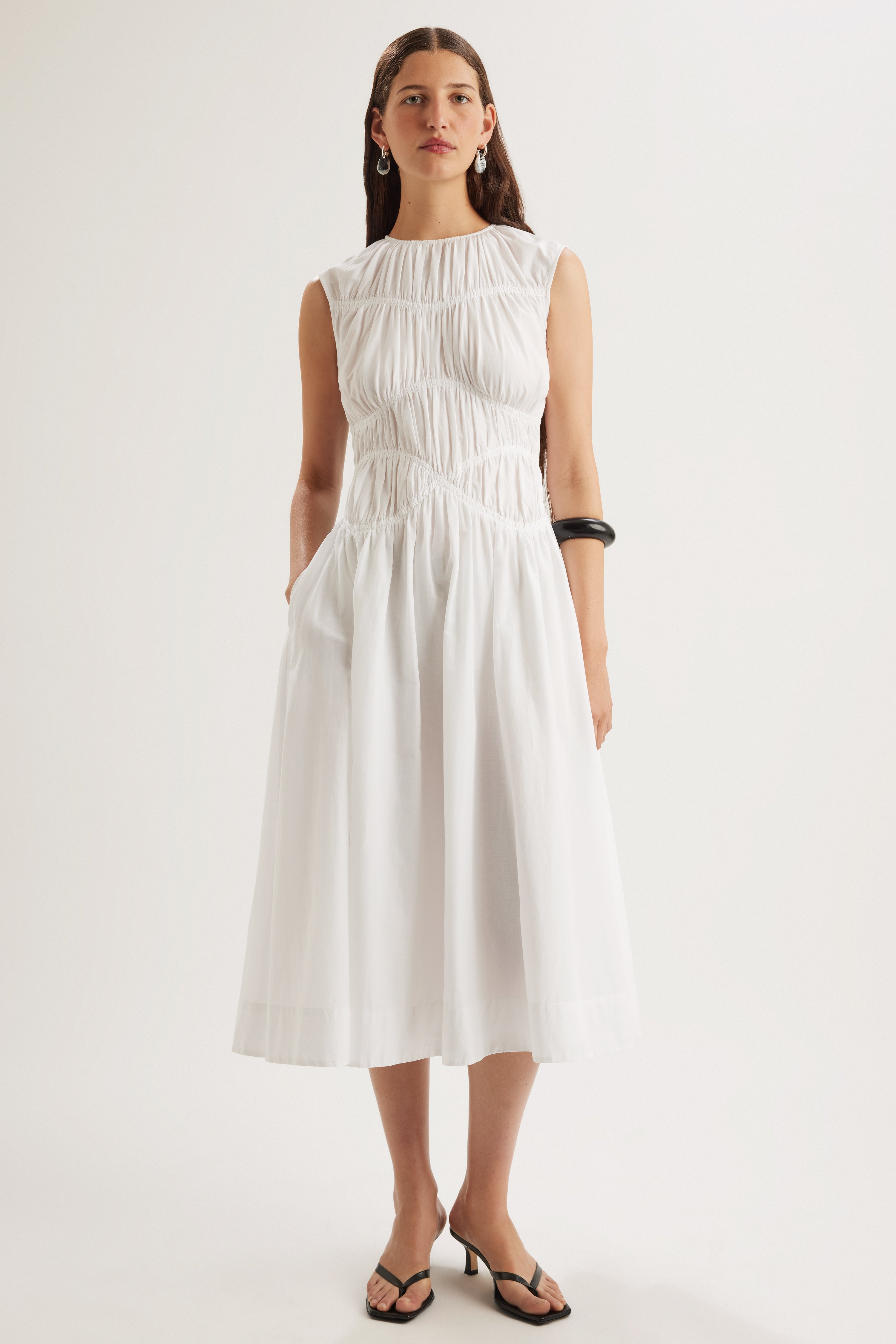 Villard Dress in White
