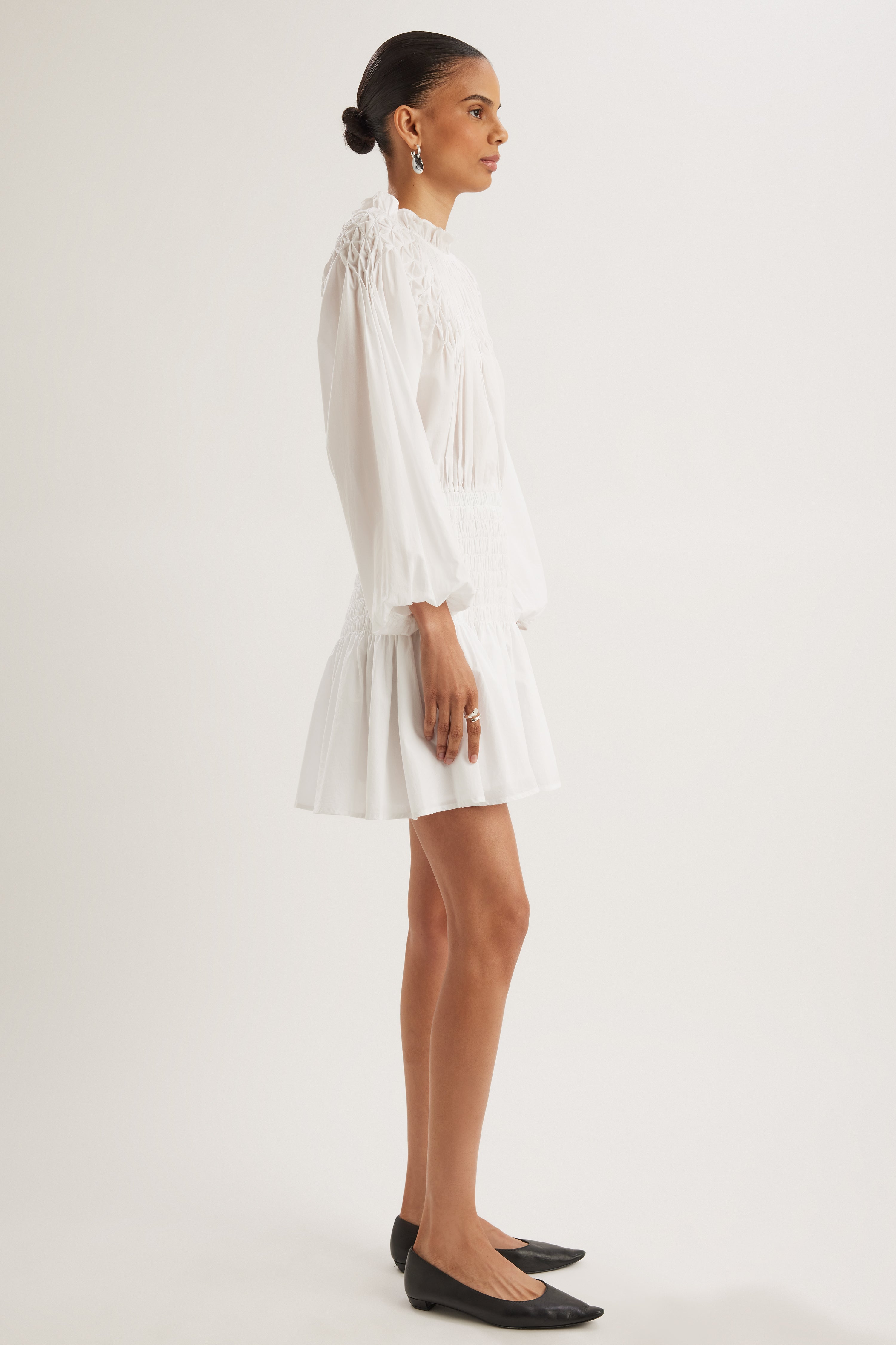 Céleste Dress in White