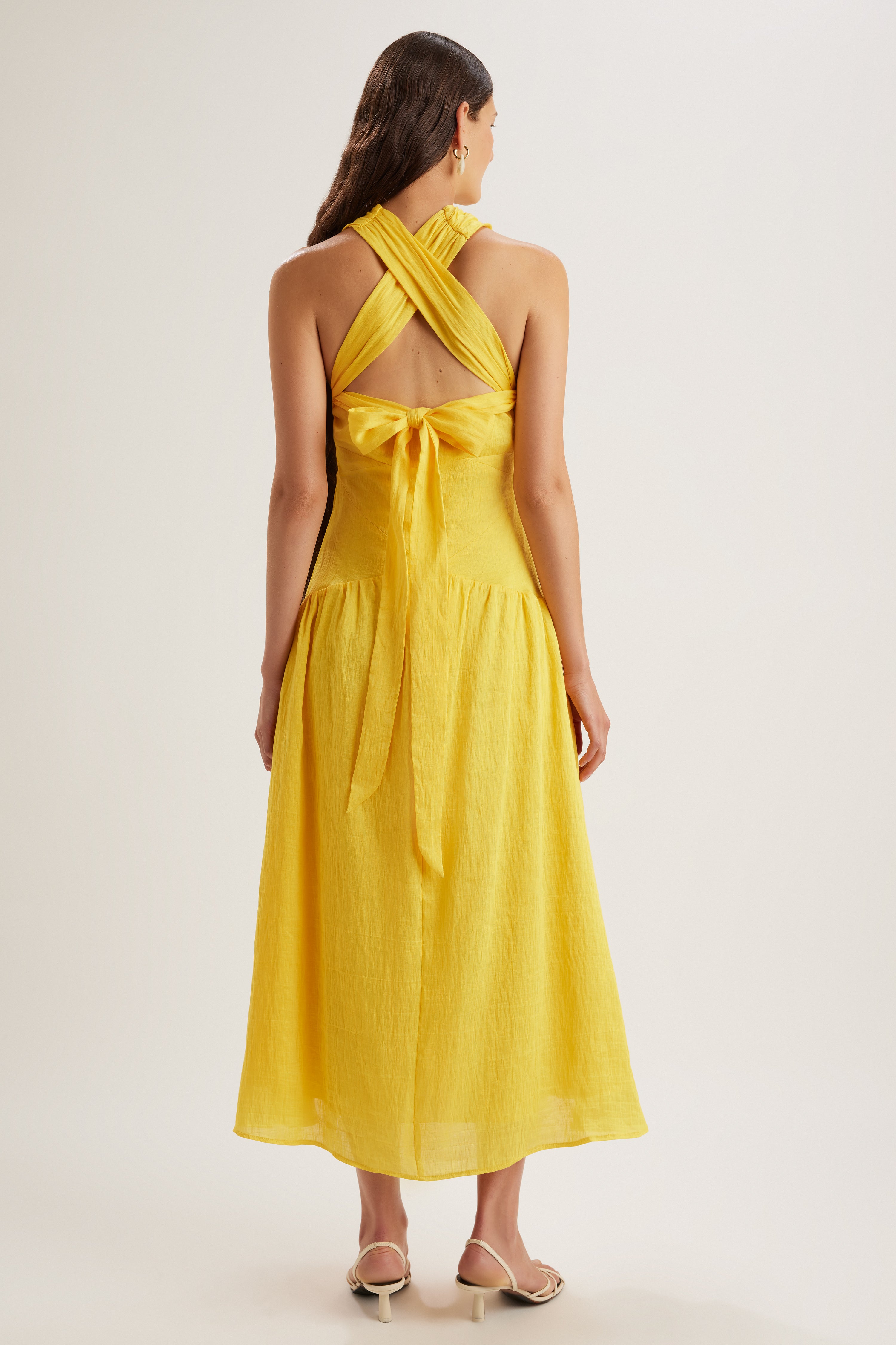 Zadie Dress in Lemon