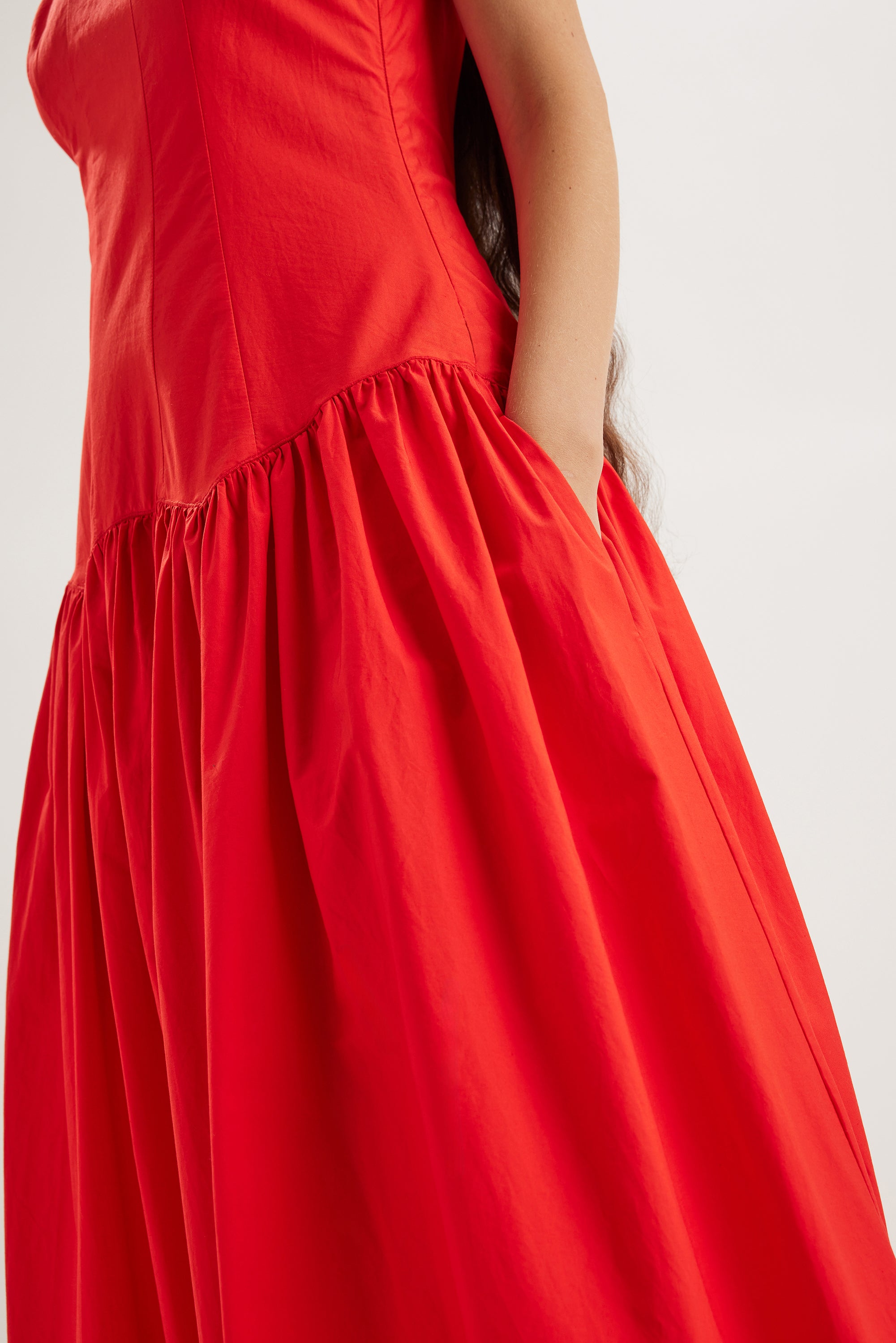 Garance Dress in Cherry