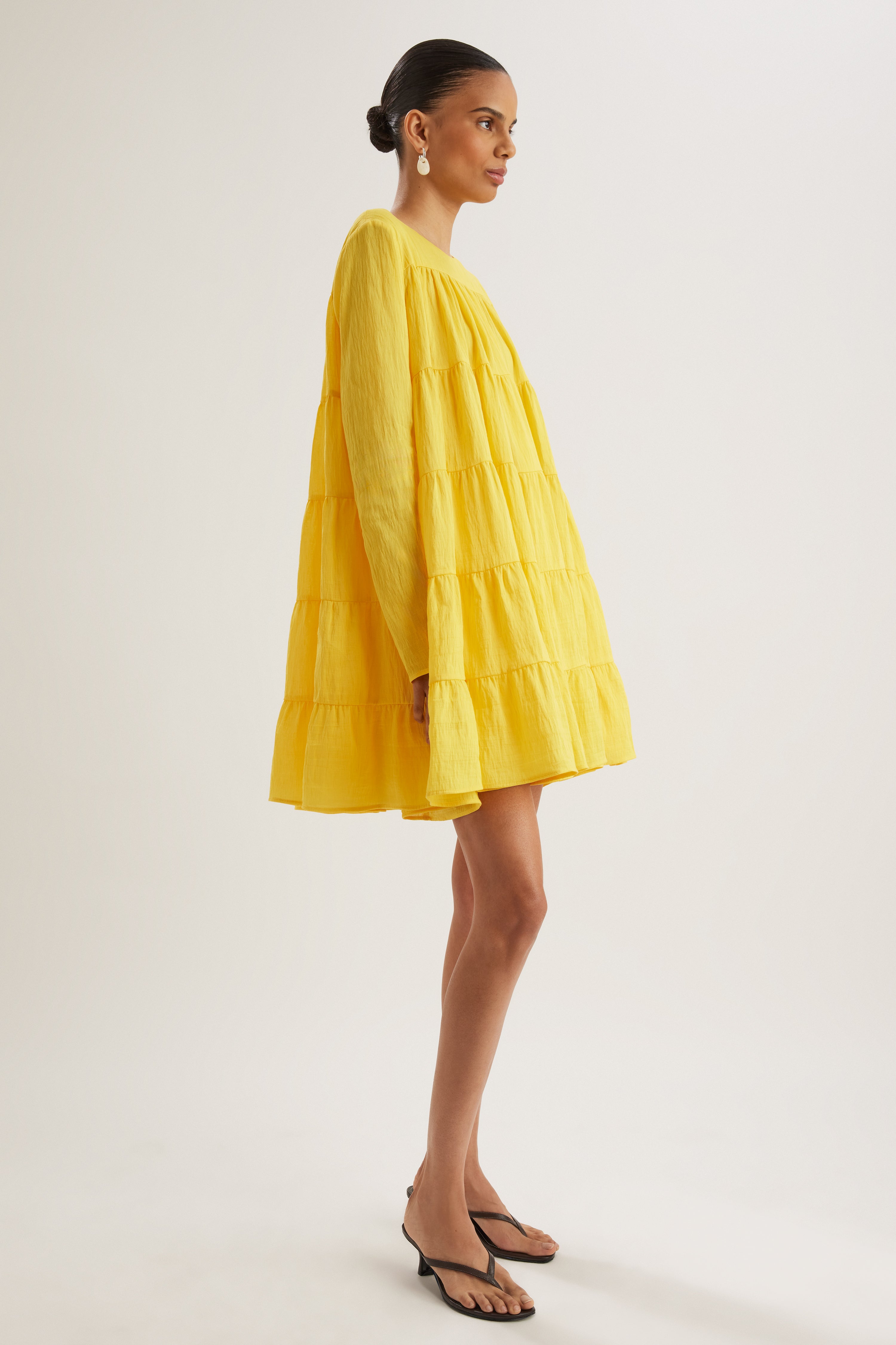 Soliman Dress in Lemon
