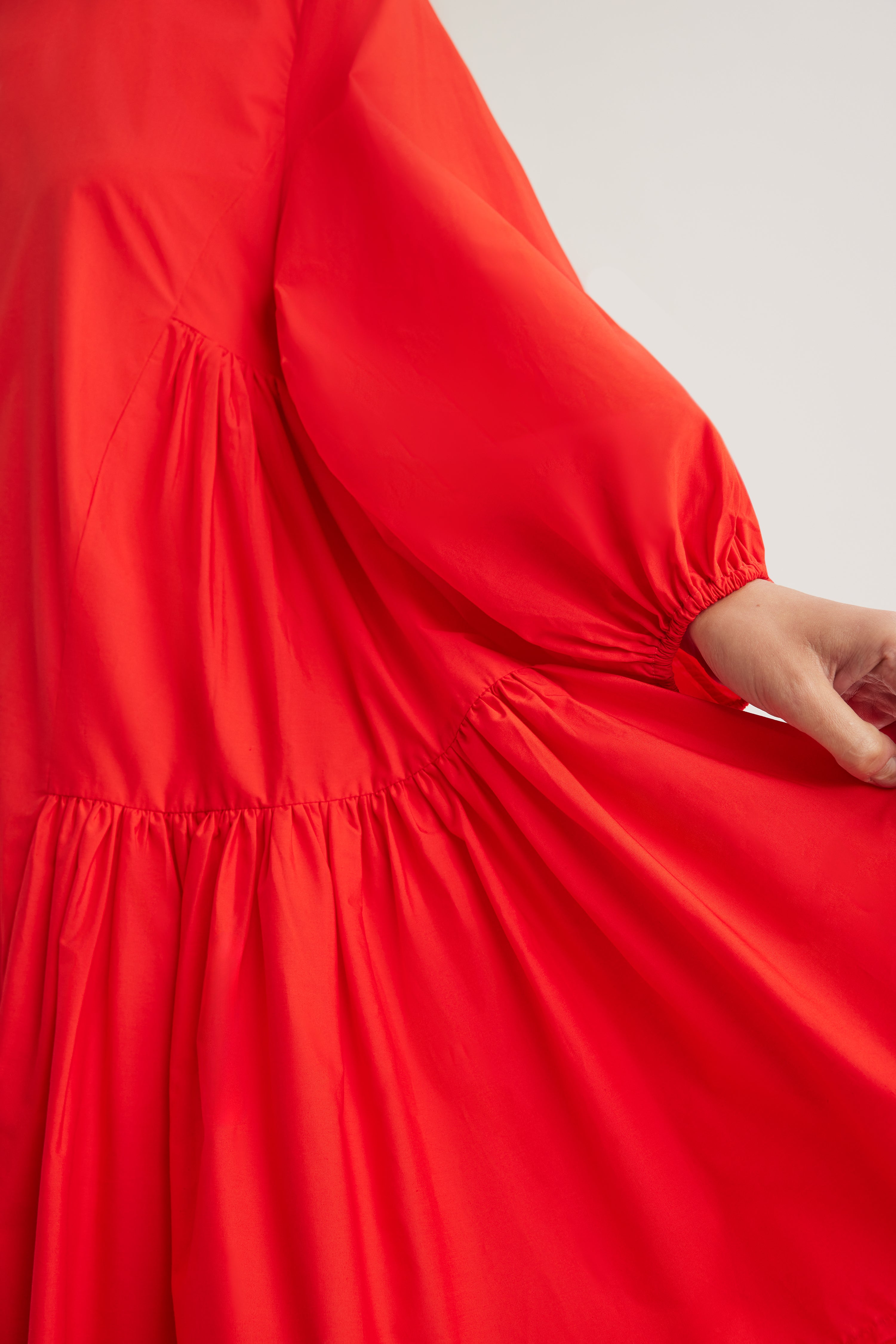 Byward Dress in Cherry