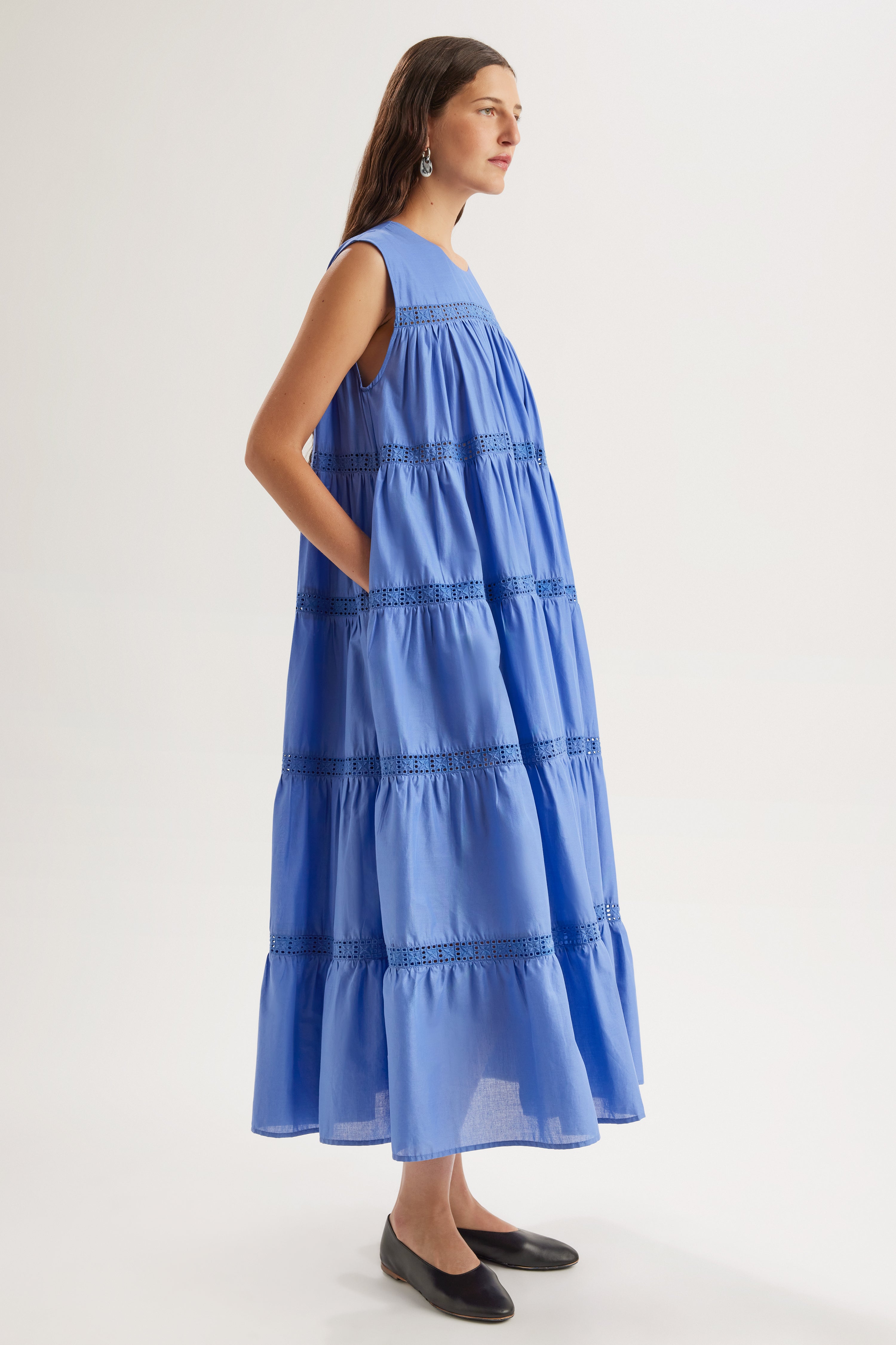 Saradine Dress in Azure