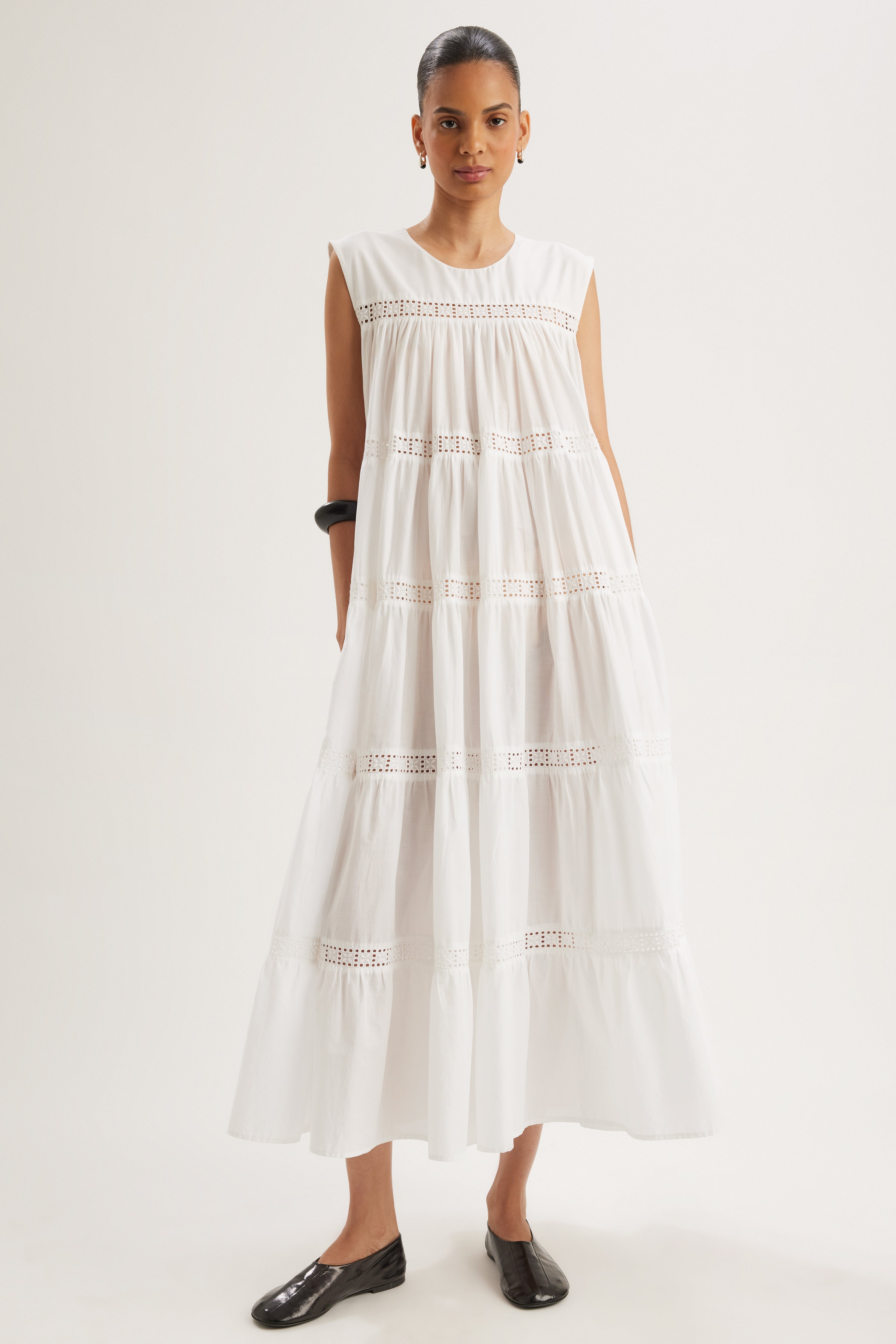 Saradine Dress in White