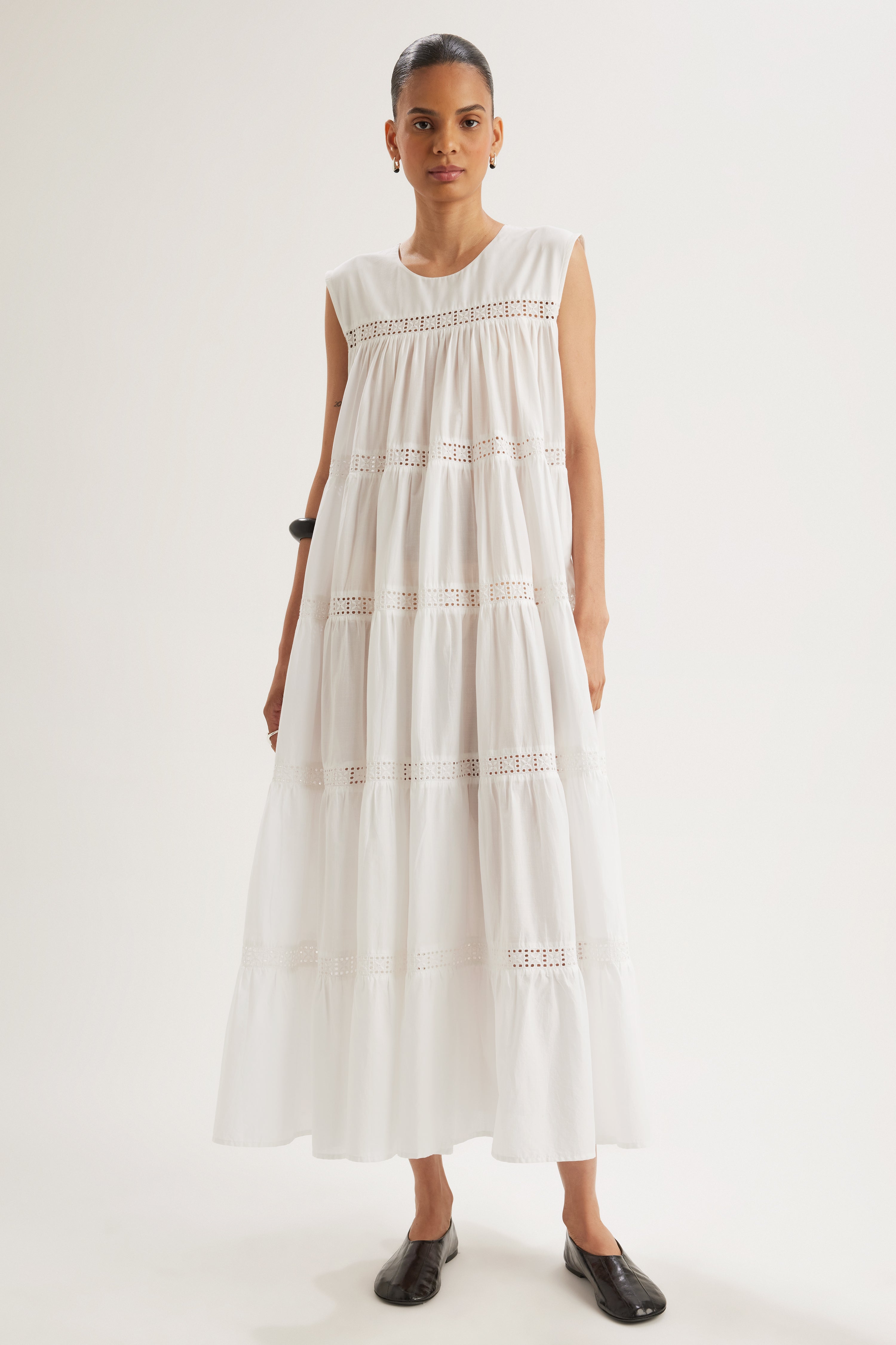 Saradine Dress in White