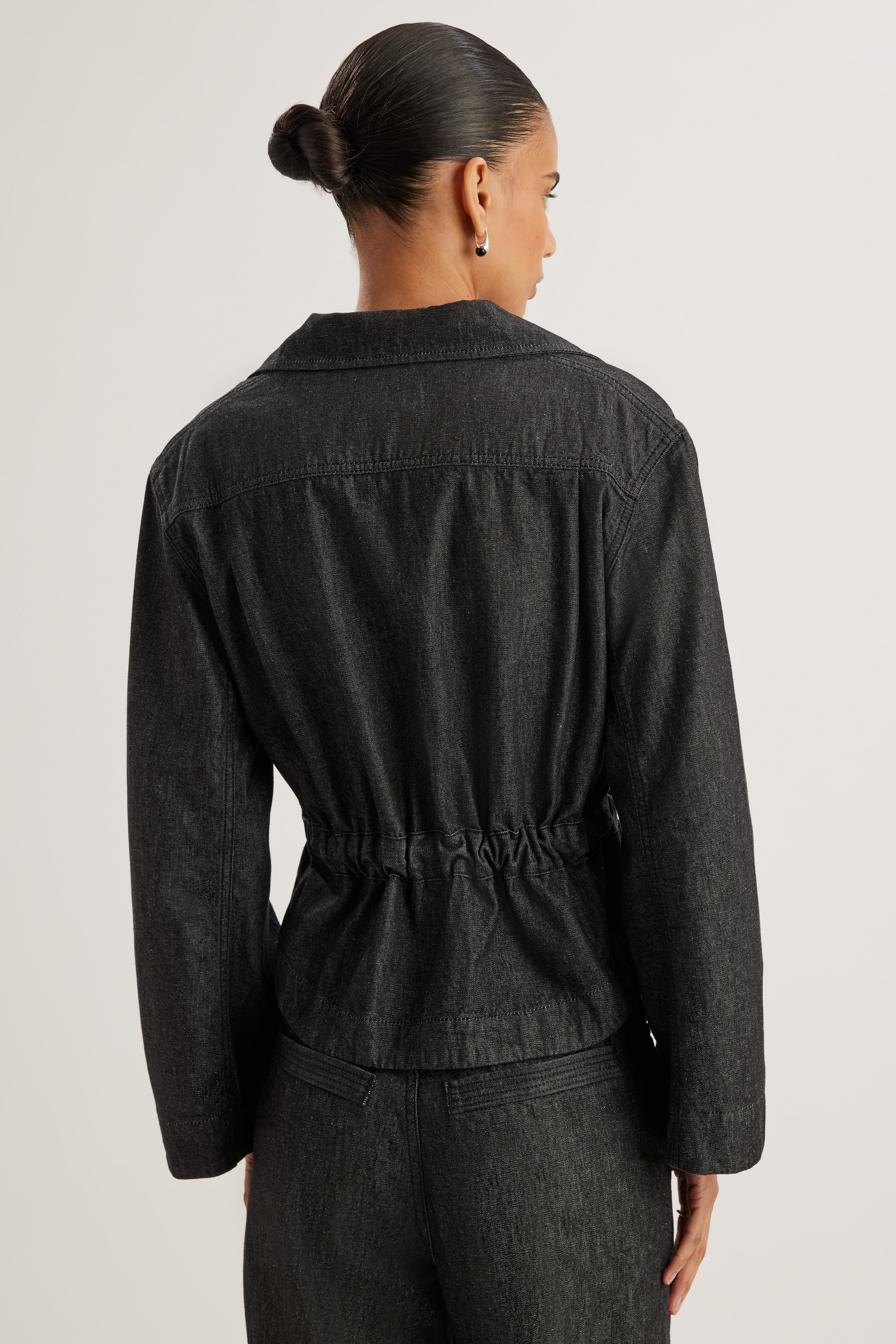 新品 TNH MILTON JEAN Milton Jacket in Black Wash