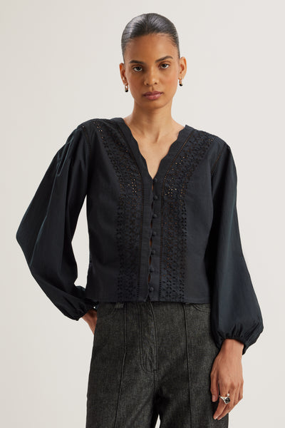 Eva Top in Black Eva Top in Black