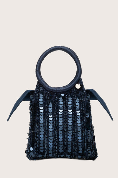 Maris Embellished Bag in Midnight