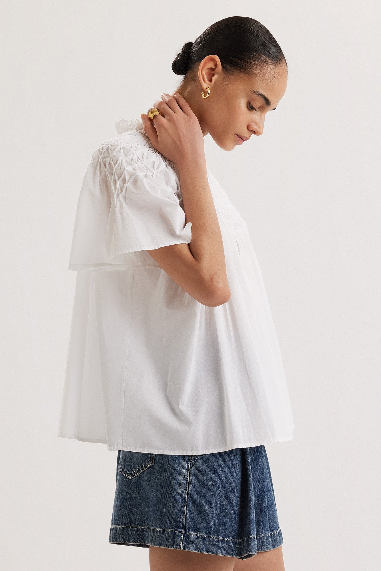 Bejart Top in White
