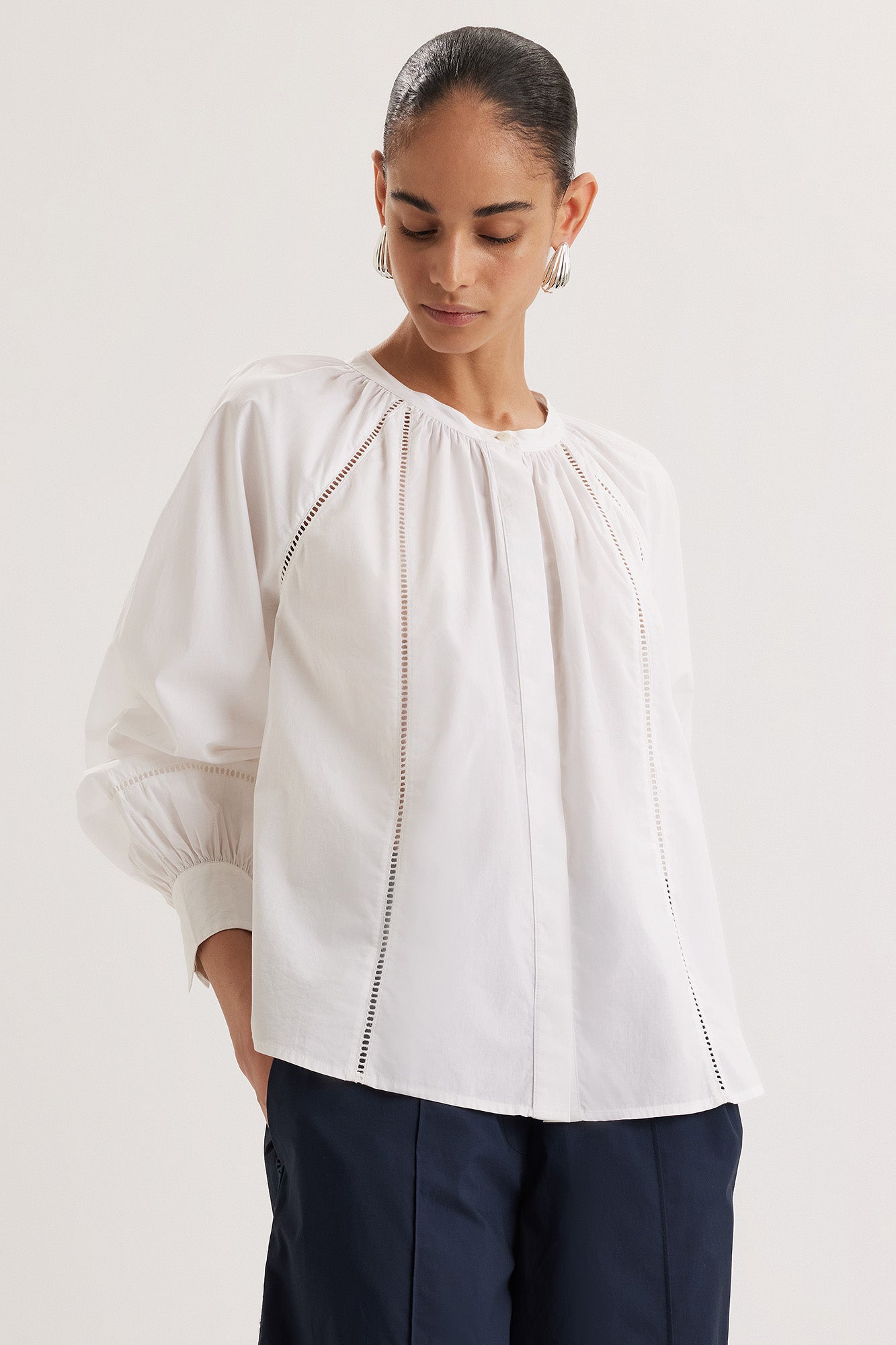 Roshni Top in White